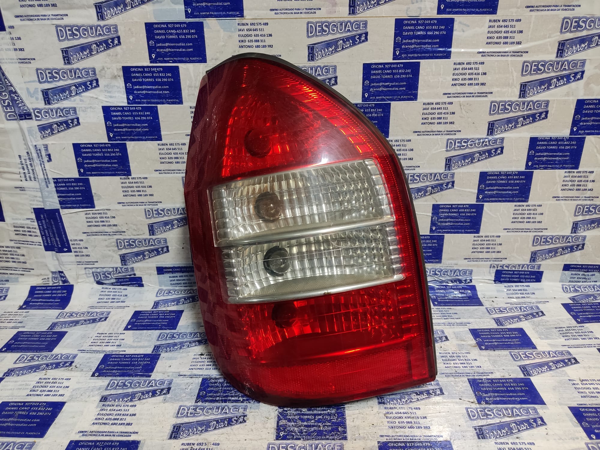 OPEL Zafira A (1999-2003) Rear Left Taillight ESTANTERÍA3 24891280