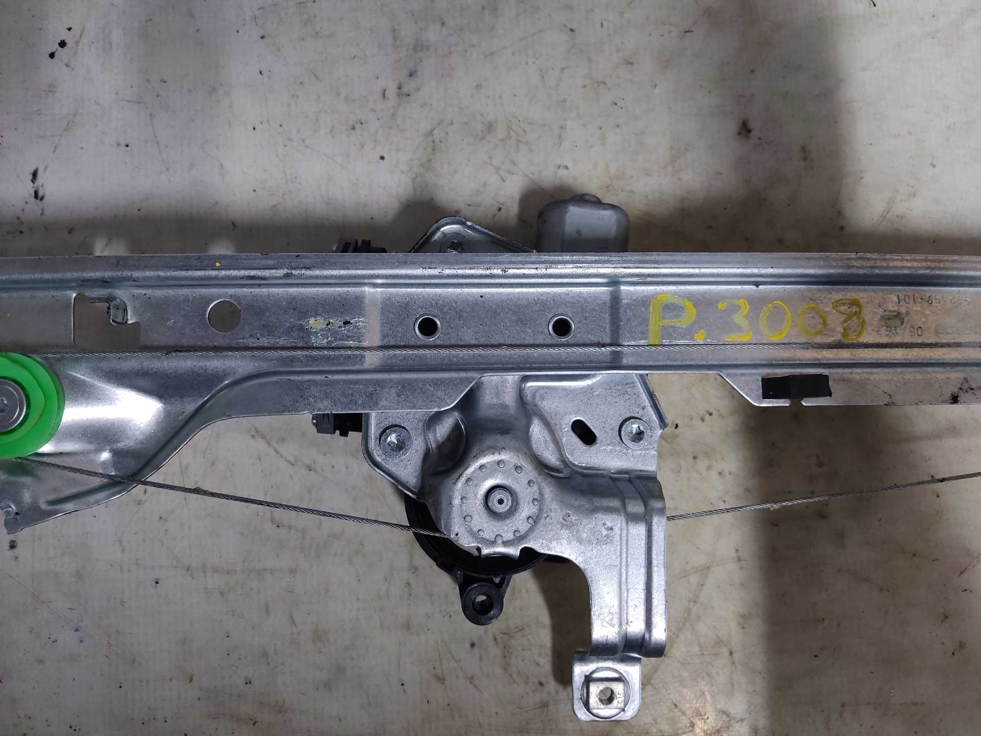 PEUGEOT 3008 2 generation (2017-2023) Rear Right Door Window Regulator GANCHO28 24896109