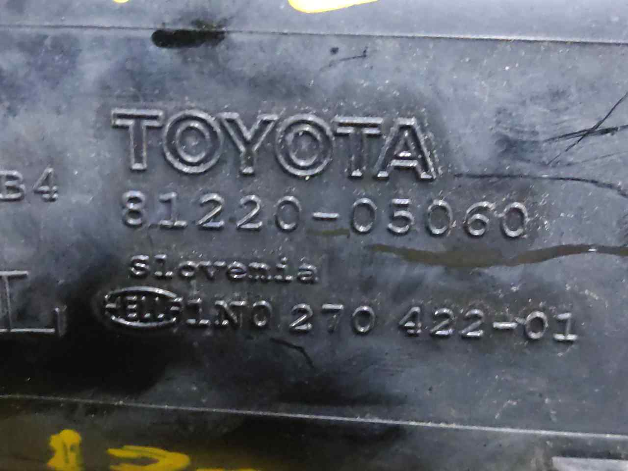 TOYOTA Avensis 2 generation (2002-2009) Левая противотуманка переднего бампера 8122005060 24949711