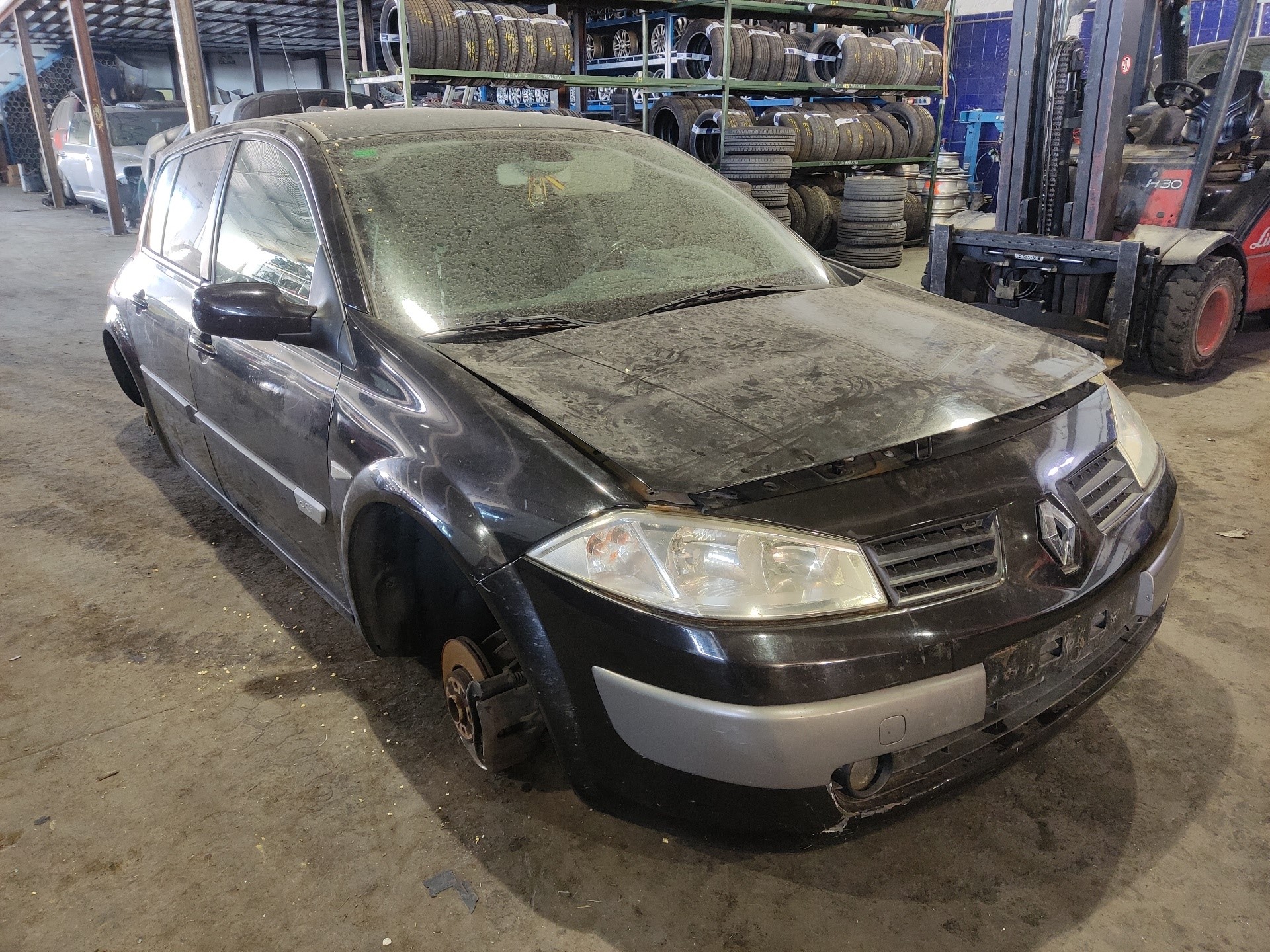 RENAULT Megane 2 generation (2002-2012) Кнопка стеклоподъемника задней правой двери 156015540, ESTANTERÍA55 24897743