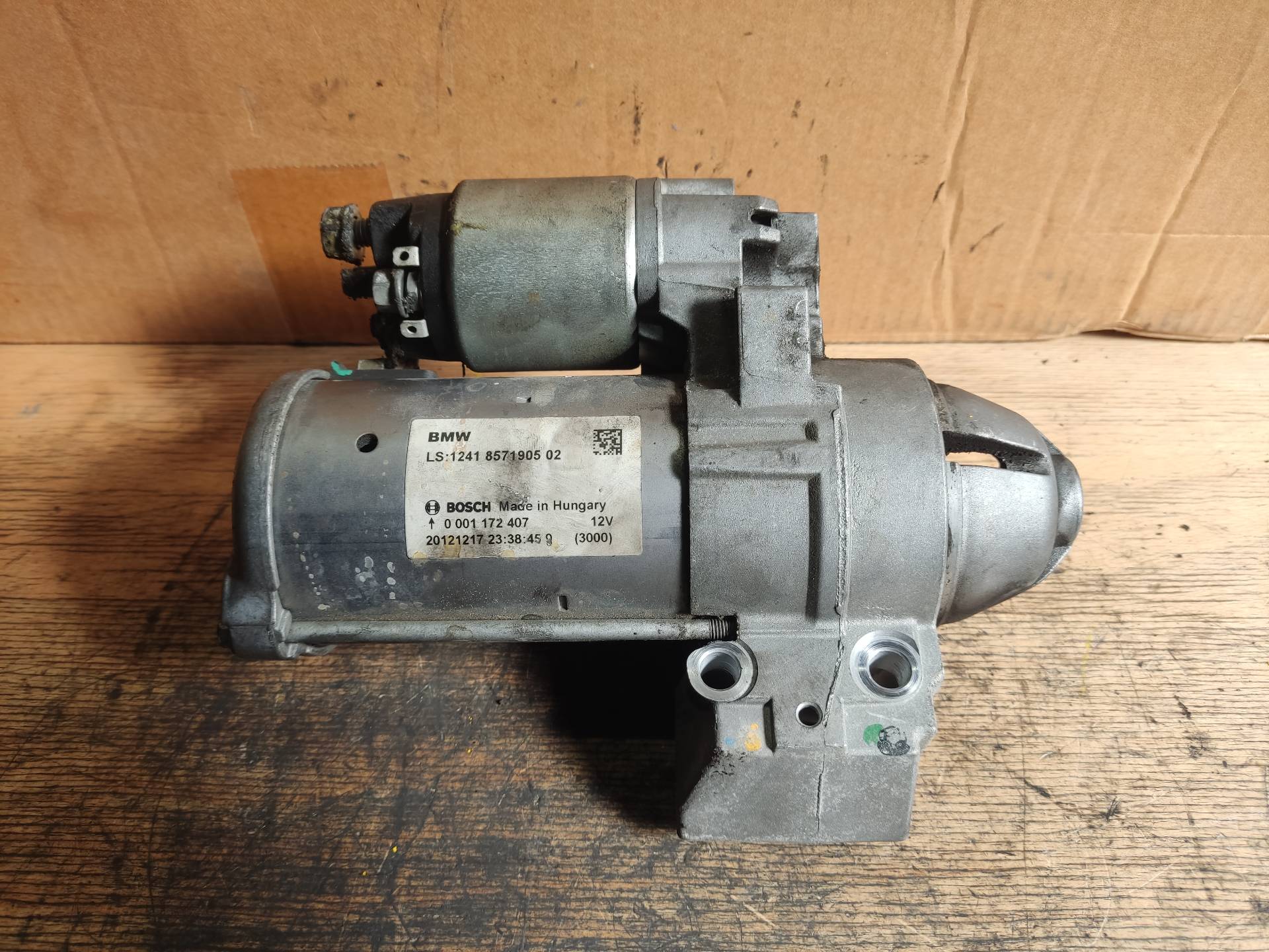 BMW 1 Series F20/F21 (2011-2020) Indítómotor PALET52, FILA1 24893065