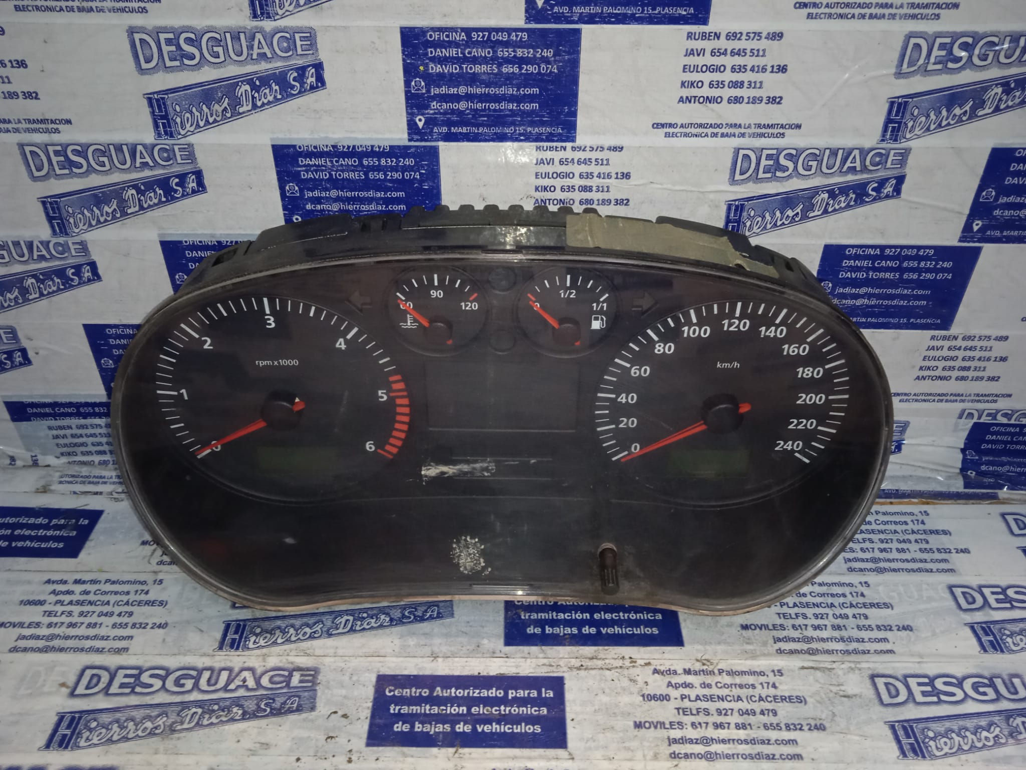 SEAT Leon 1 generation (1999-2005) Speedometer ESTANTERÍA11 24889788