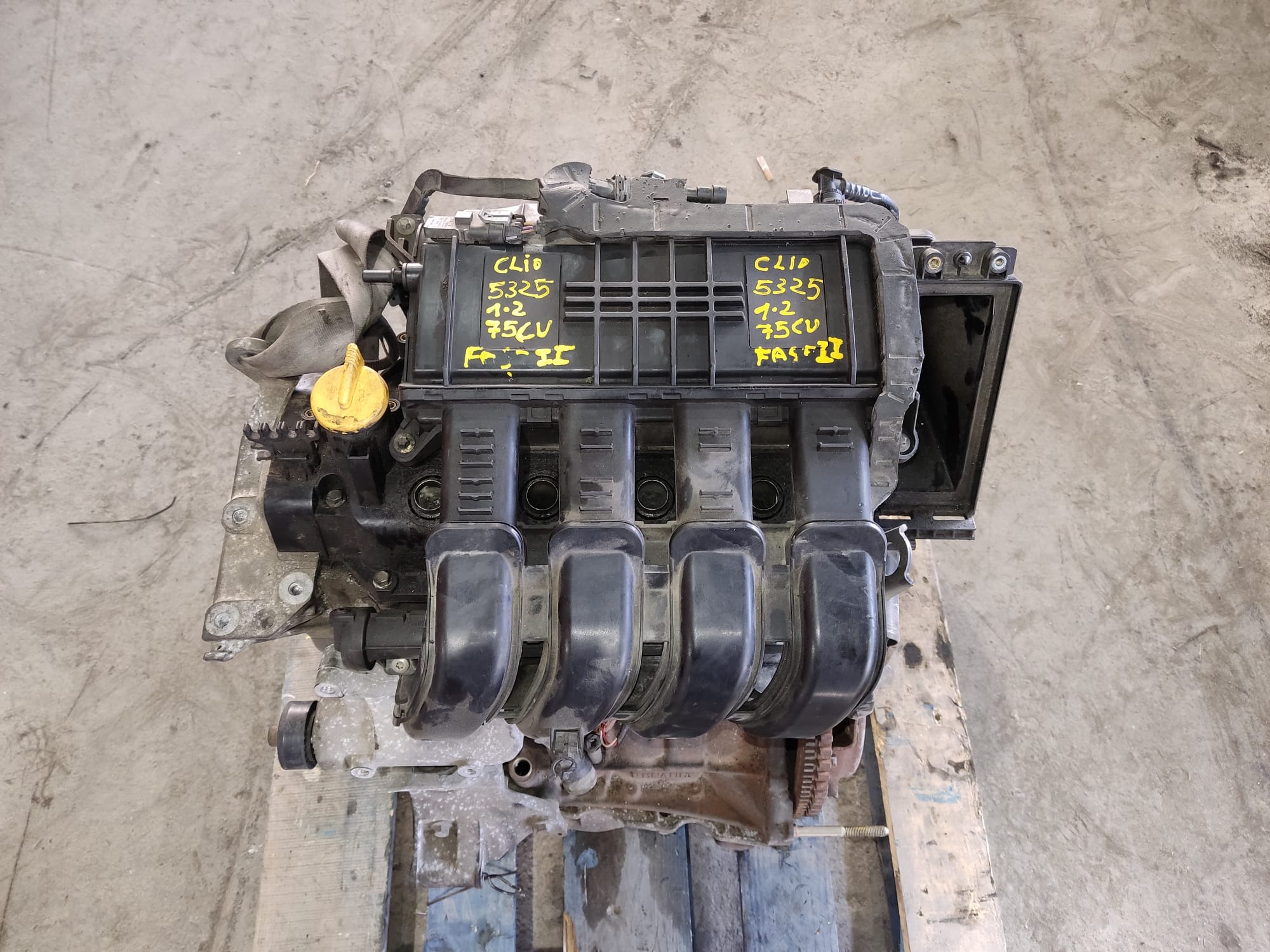 RENAULT Clio 2 generation (1998-2013) Engine D4F712 22341746