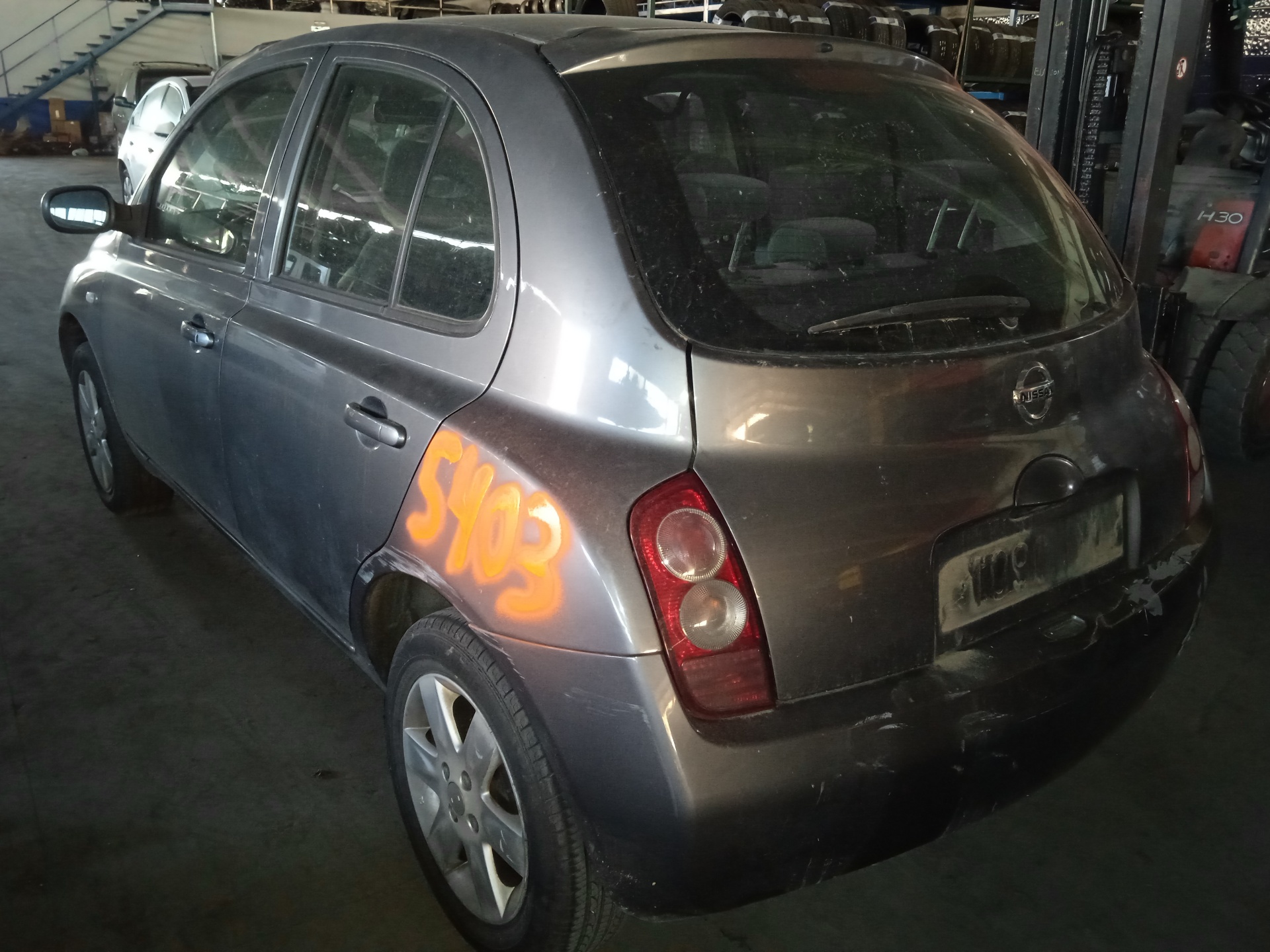 NISSAN Micra K12 (2002-2010) Priekinių kairių durų veidrodis ESTANTERÍA20 24890022