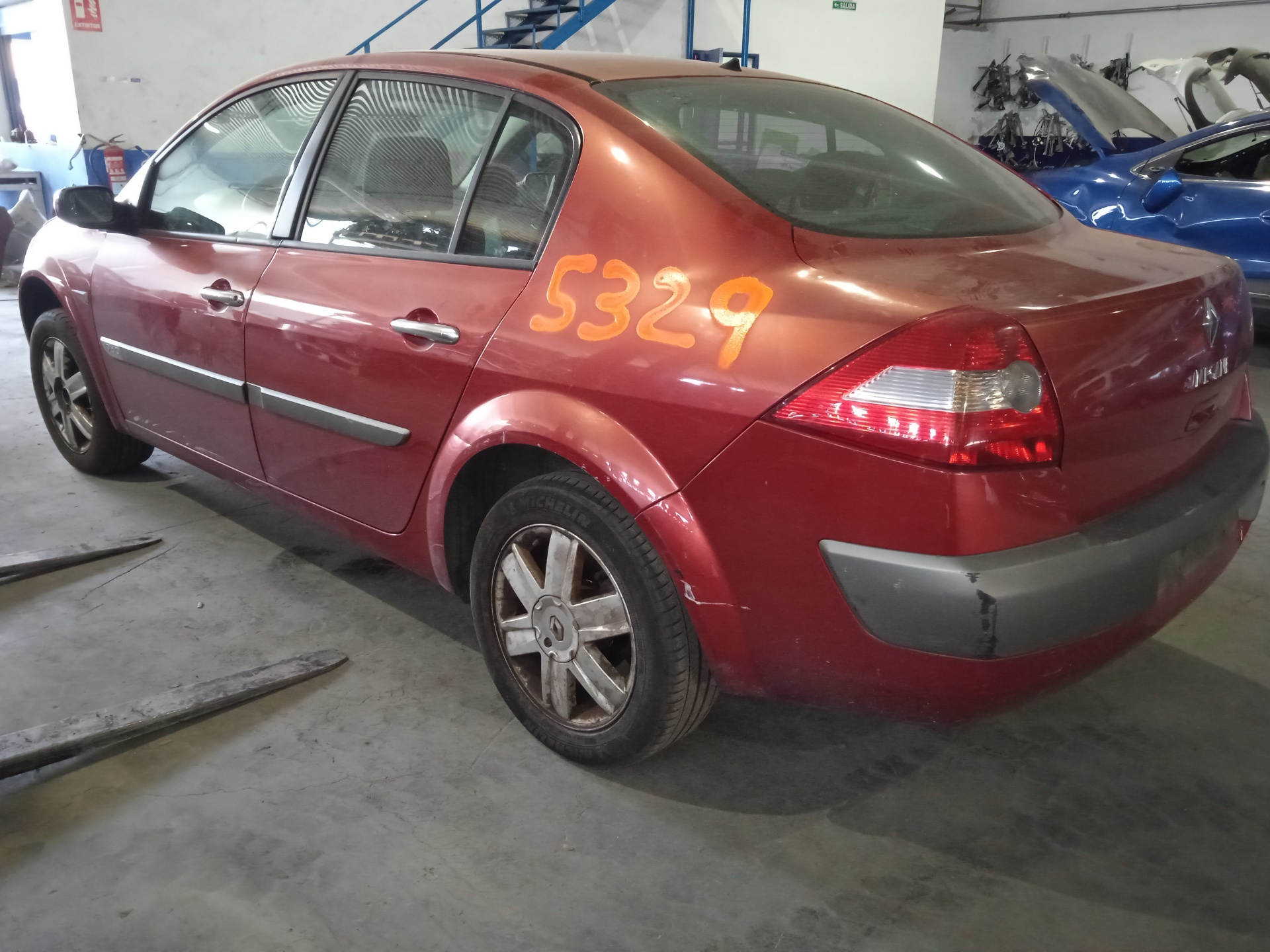 RENAULT Megane 2 generation (2002-2012) Кнопка стеклоподъемника передней левой двери ESTANTERÍA54 24888846