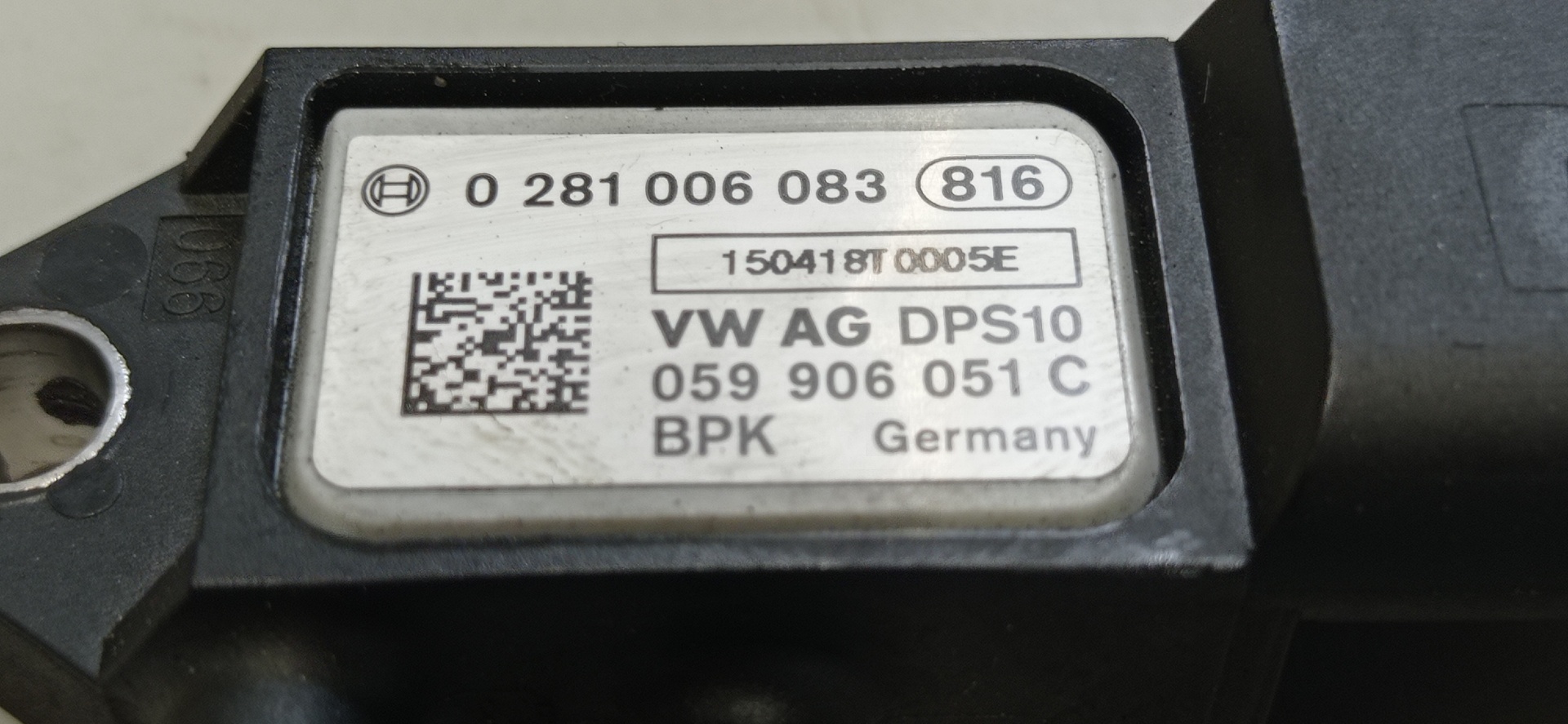 Sensor CAY 0281006083 de Seat Ibiza iv (6j5, 6p1) 2008-2010 90 CV - pieza usada