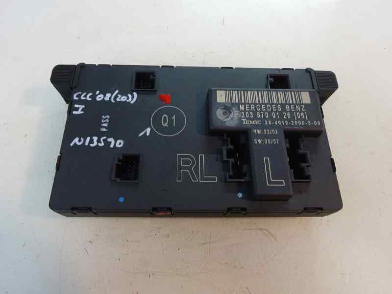 MERCEDES-BENZ C-Class W203/S203/CL203 (2000-2008) Comfort Control Unit 2038700126 19025197