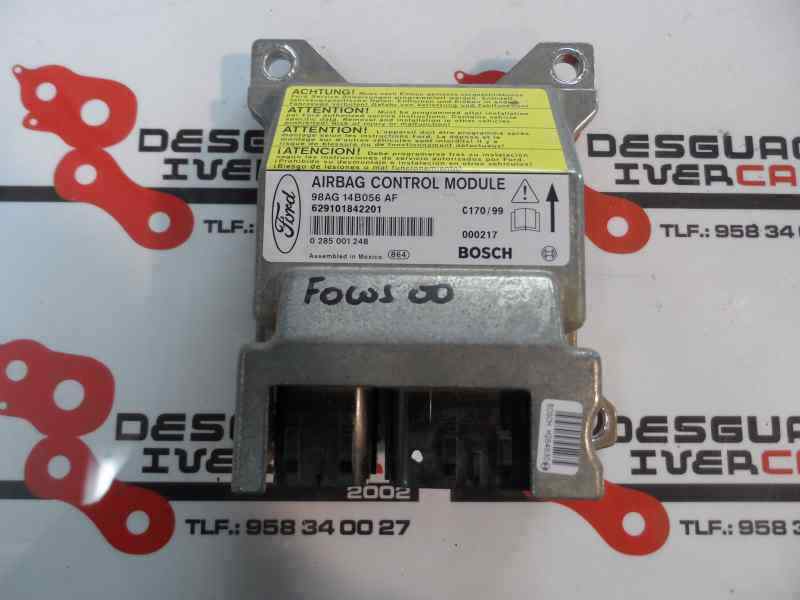 PEUGEOT Focus 1 generation (1998-2010) SRS Control Unit 98AG14B056AF,1998 19173293