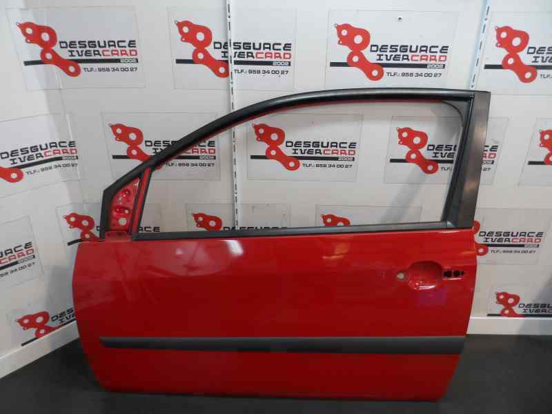 RENAULT Fiesta 5 generation (2001-2010) Front Left Door ROJOMONOCAPA, 2007 19198014