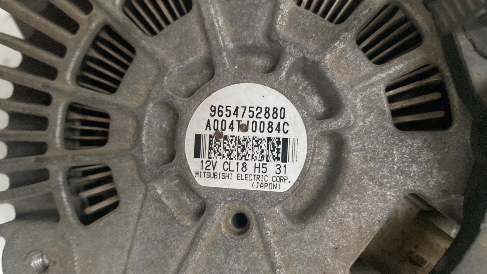 PEUGEOT 407 1 generation (2004-2010) Alternator 9654752880,A004TJ0084C 18829235