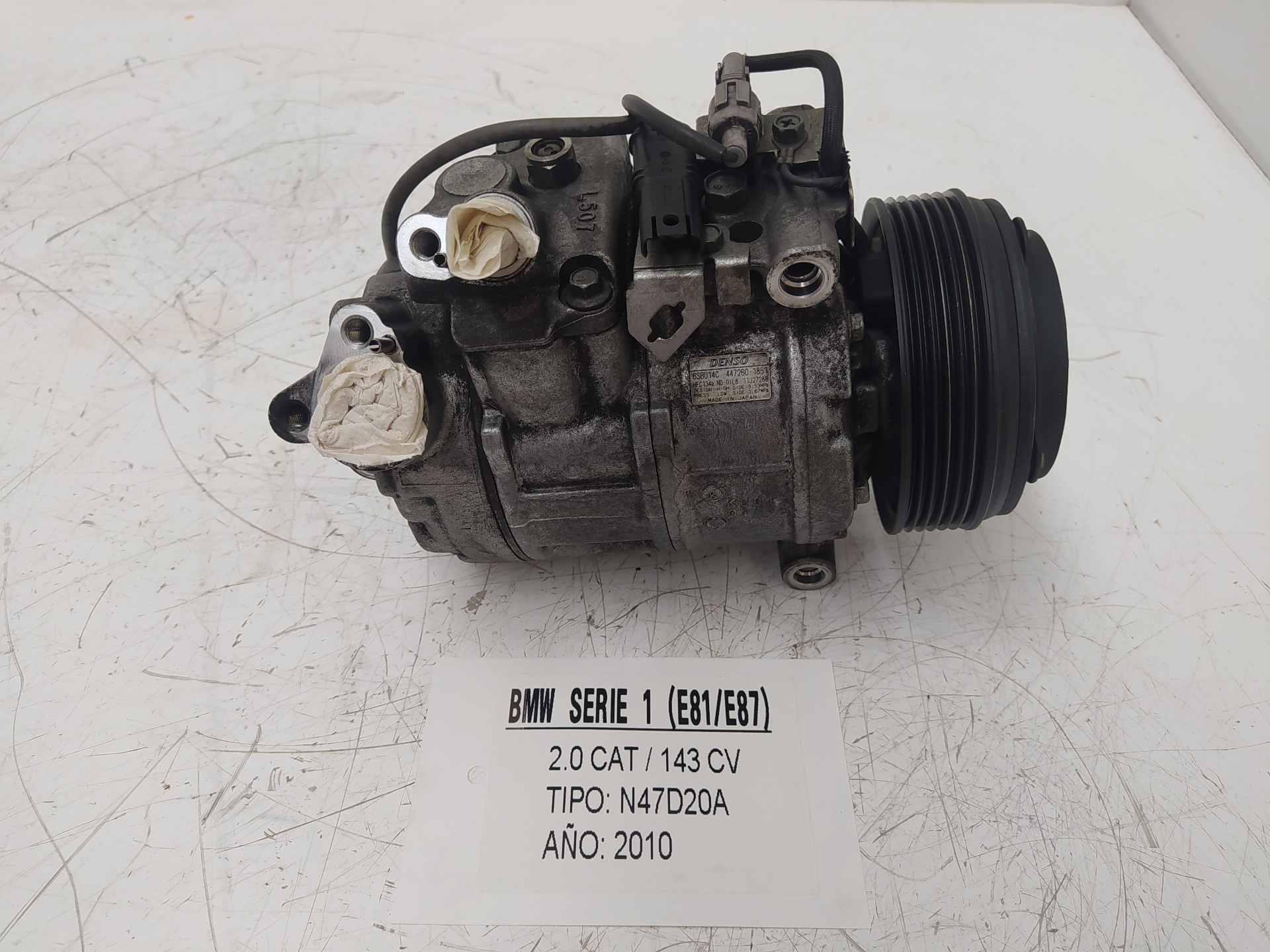 BMW 1 Series E81/E82/E87/E88 (2004-2013) Air Condition Pump 4472601851,6SBU14C,DENSO 22880290