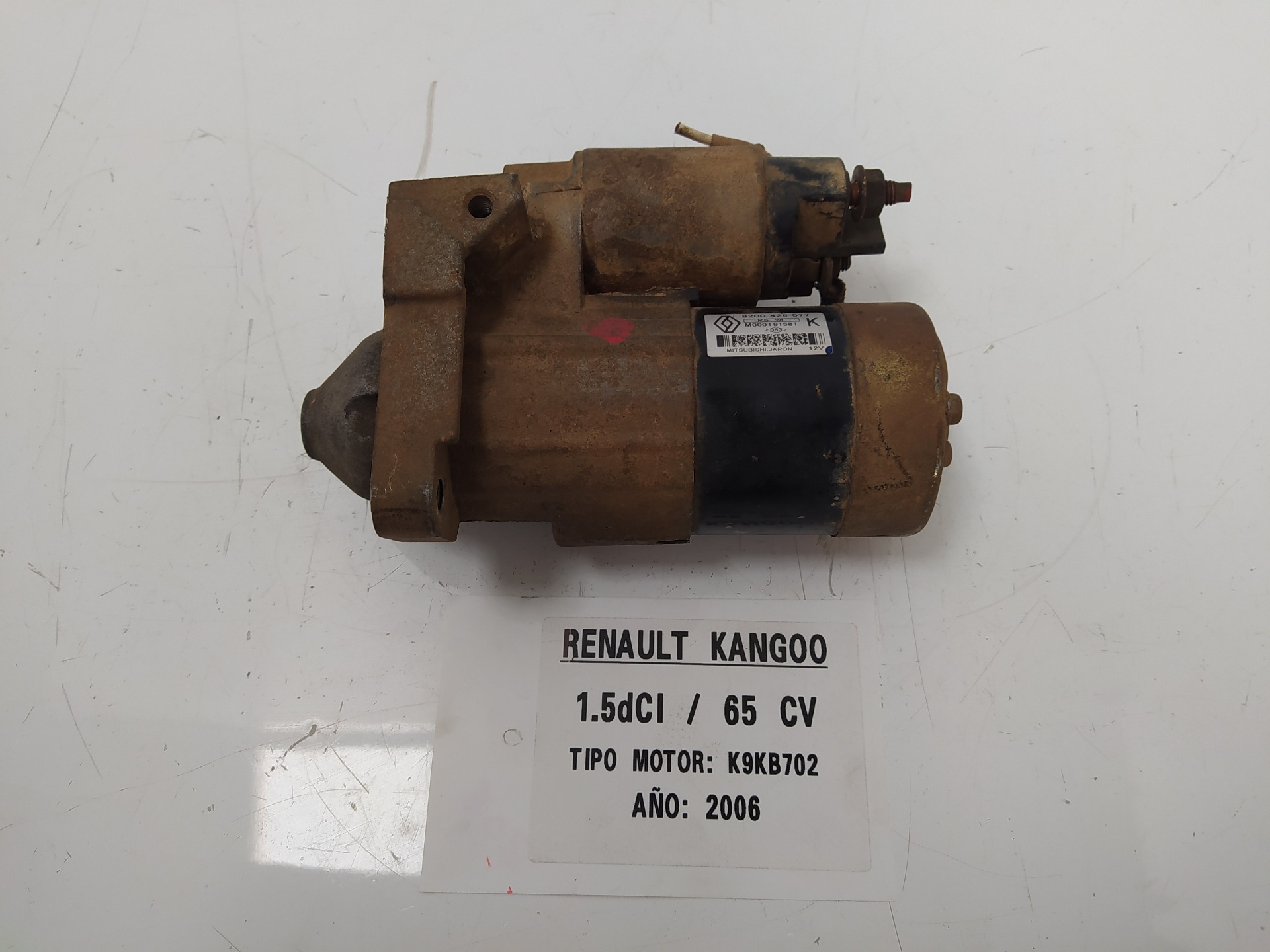 RENAULT Kangoo 1 generation (1998-2009) Startmotor 8200426577, M000T91581 18869829