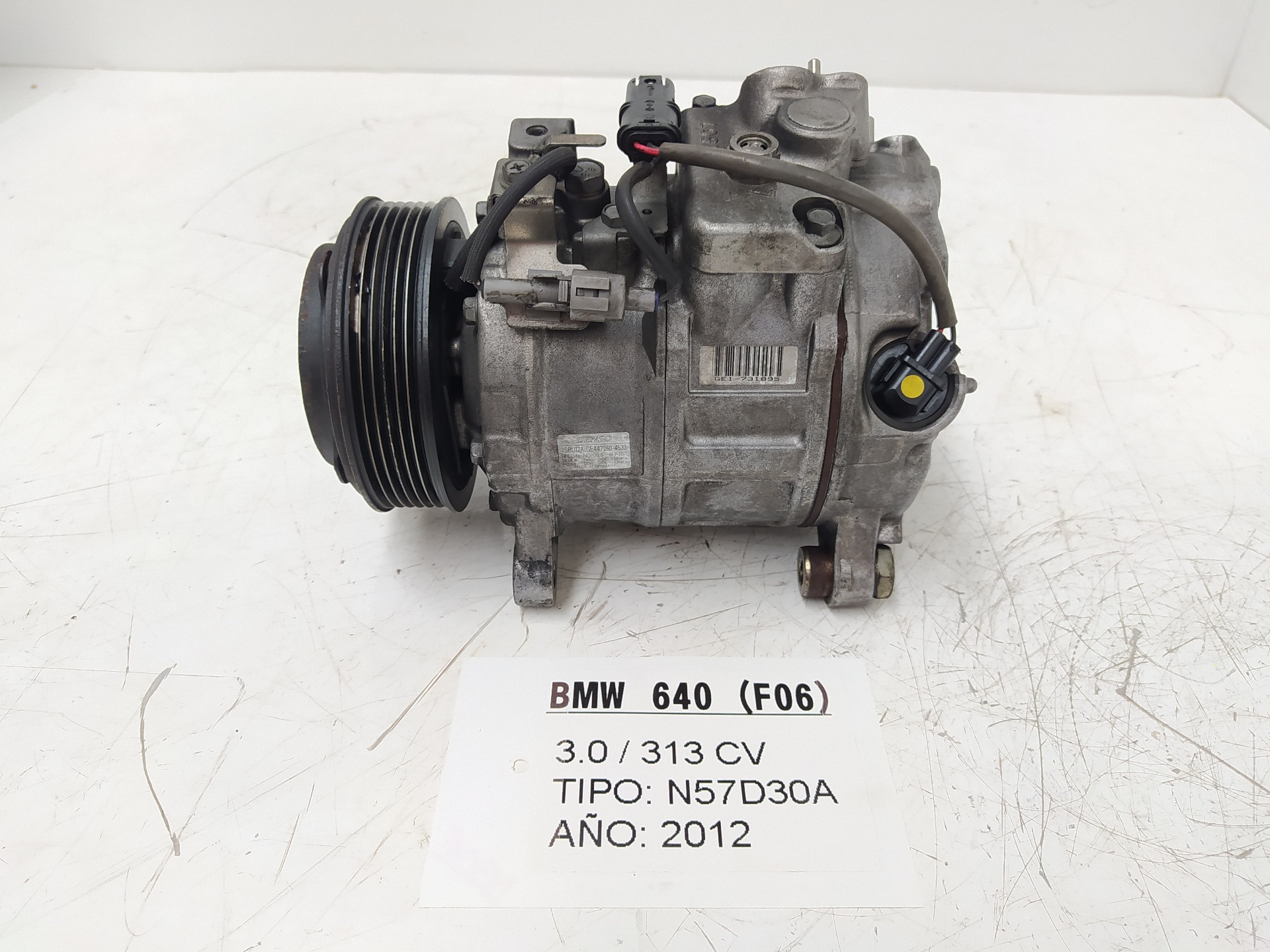 BMW 6 Series F06/F12/F13 (2010-2018) Air Condition Pump 4472604532,7SBU17A,DENSO 22886881