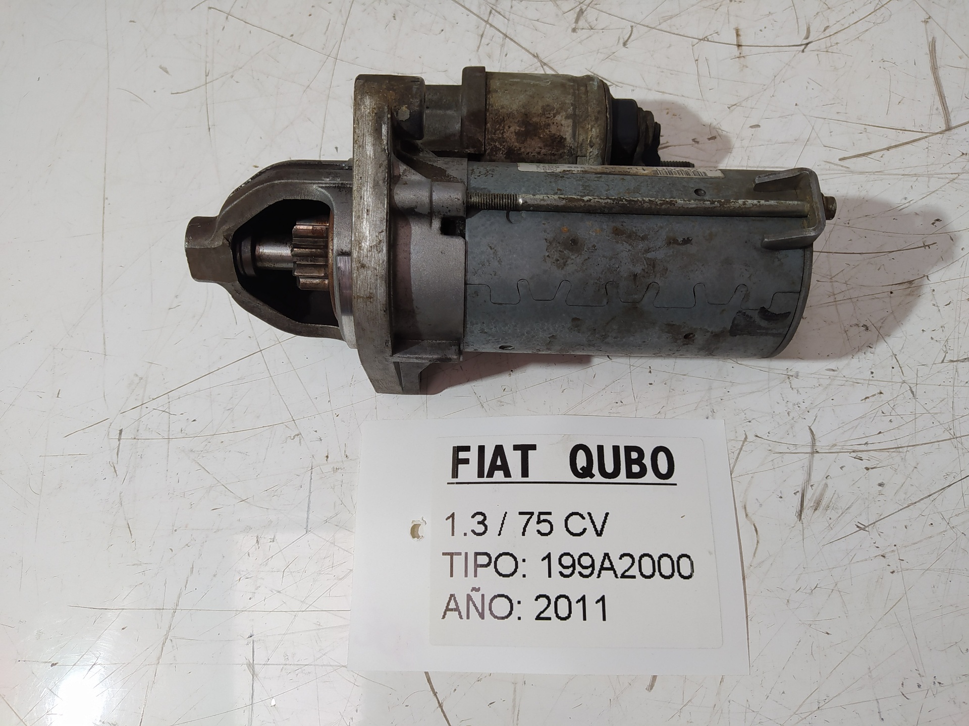 FIAT Fiorino 3 generation (2008-2023) Starteris 51823860, 24D90885, VALEO 18958751