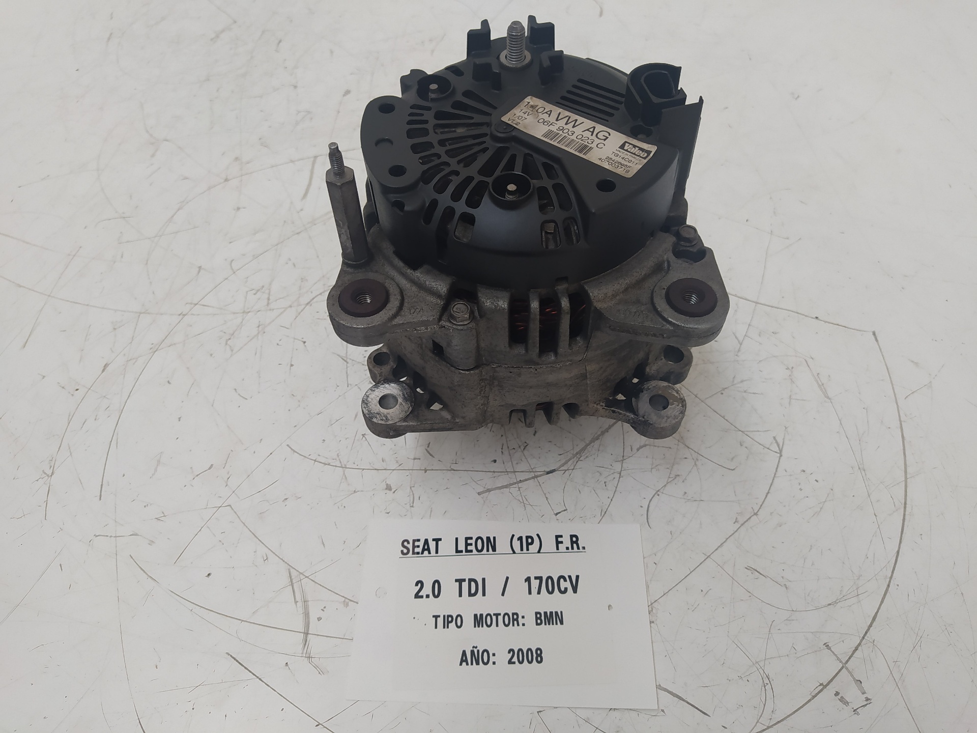 CHEVROLET Leon 2 generation (2005-2012) Alternator 06F903023C, VALEO, TG14C011 22878402