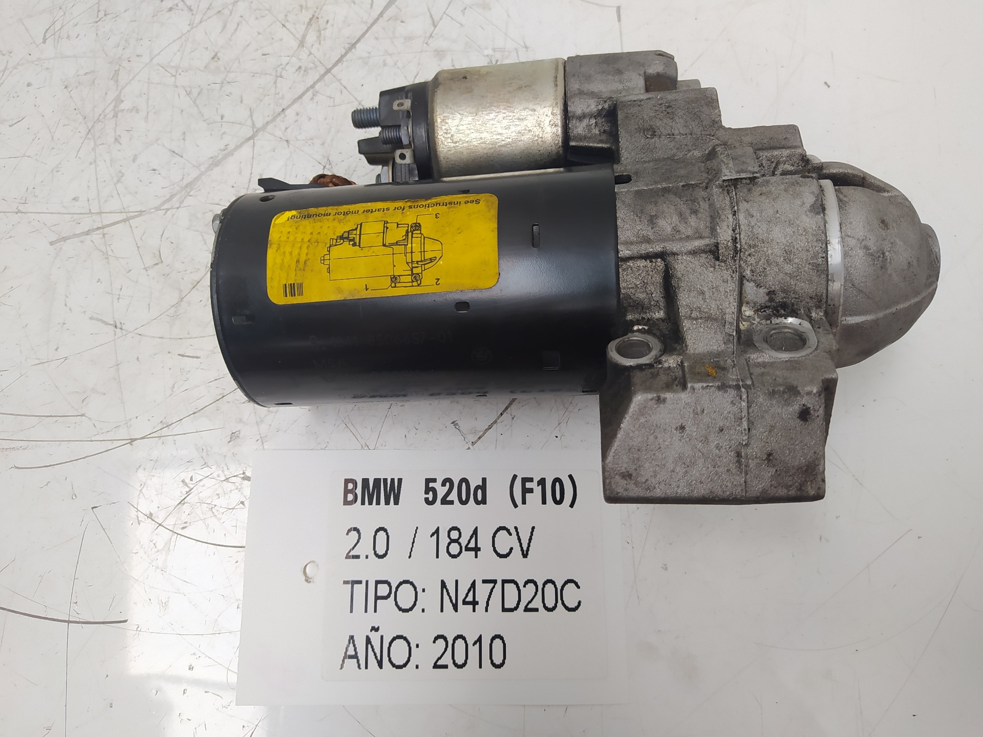 BMW 5 Series F10/F11 (2009-2017) Starter Motor 20101108,0001148010 18925324