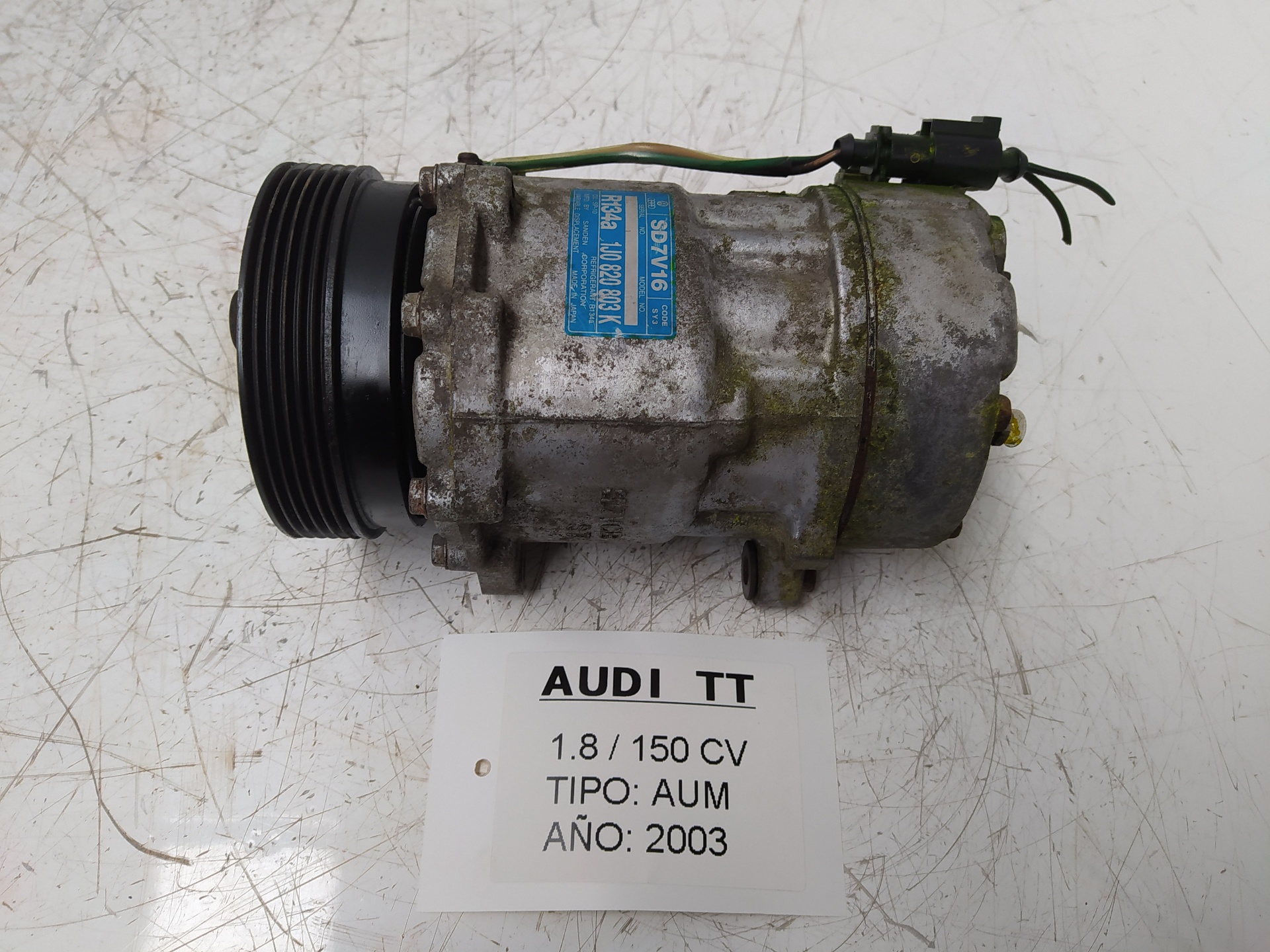 AUDI TT 8N (1998-2006) Air Condition Pump 1J0820803, 1J0820803K, SD7V16 22887323