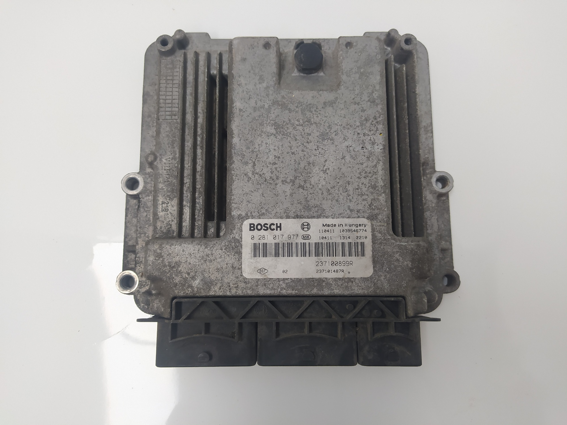 RENAULT Master 3 generation (2010-2023) Moottorin ohjausyksikkö ECU 237100899R,0281017977 26262665