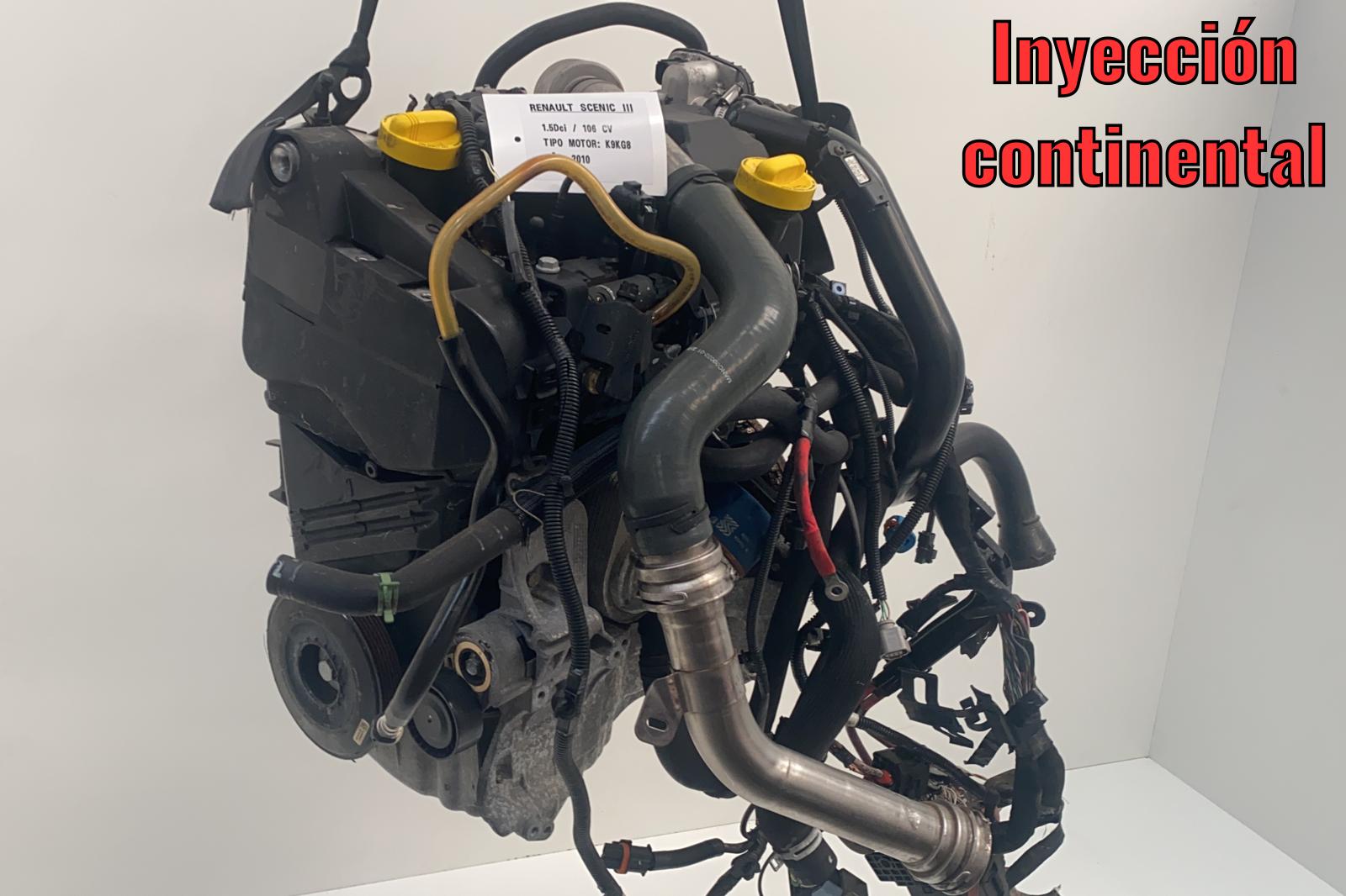 BMW Scenic 3 generation (2009-2015) Motor K9KG832,INYECCIONCONTINENTAL 18871311