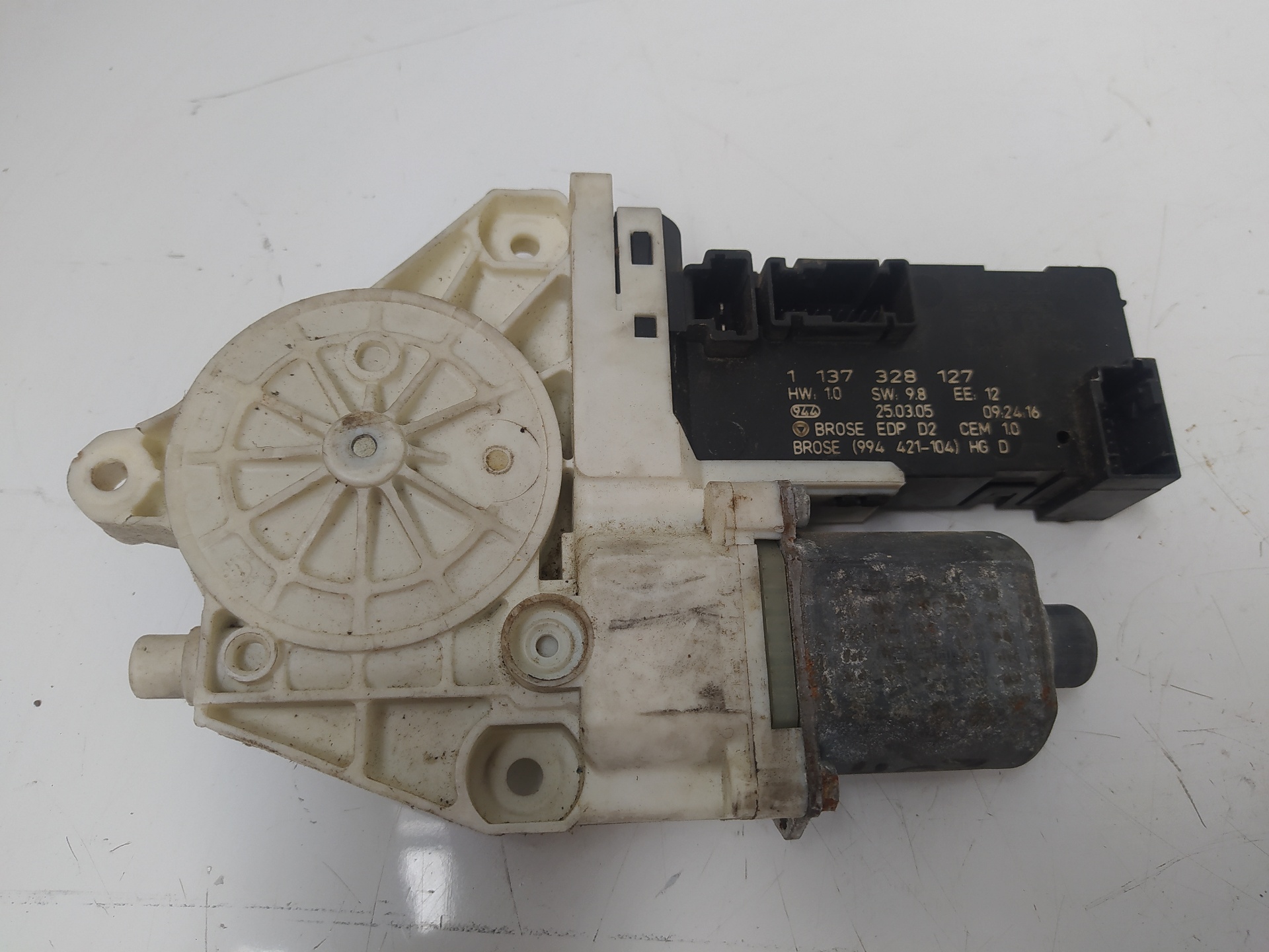 PEUGEOT 407 1 generation (2004-2010) Front Right Door Window Control Motor 1137328127, 0130822201 18888803