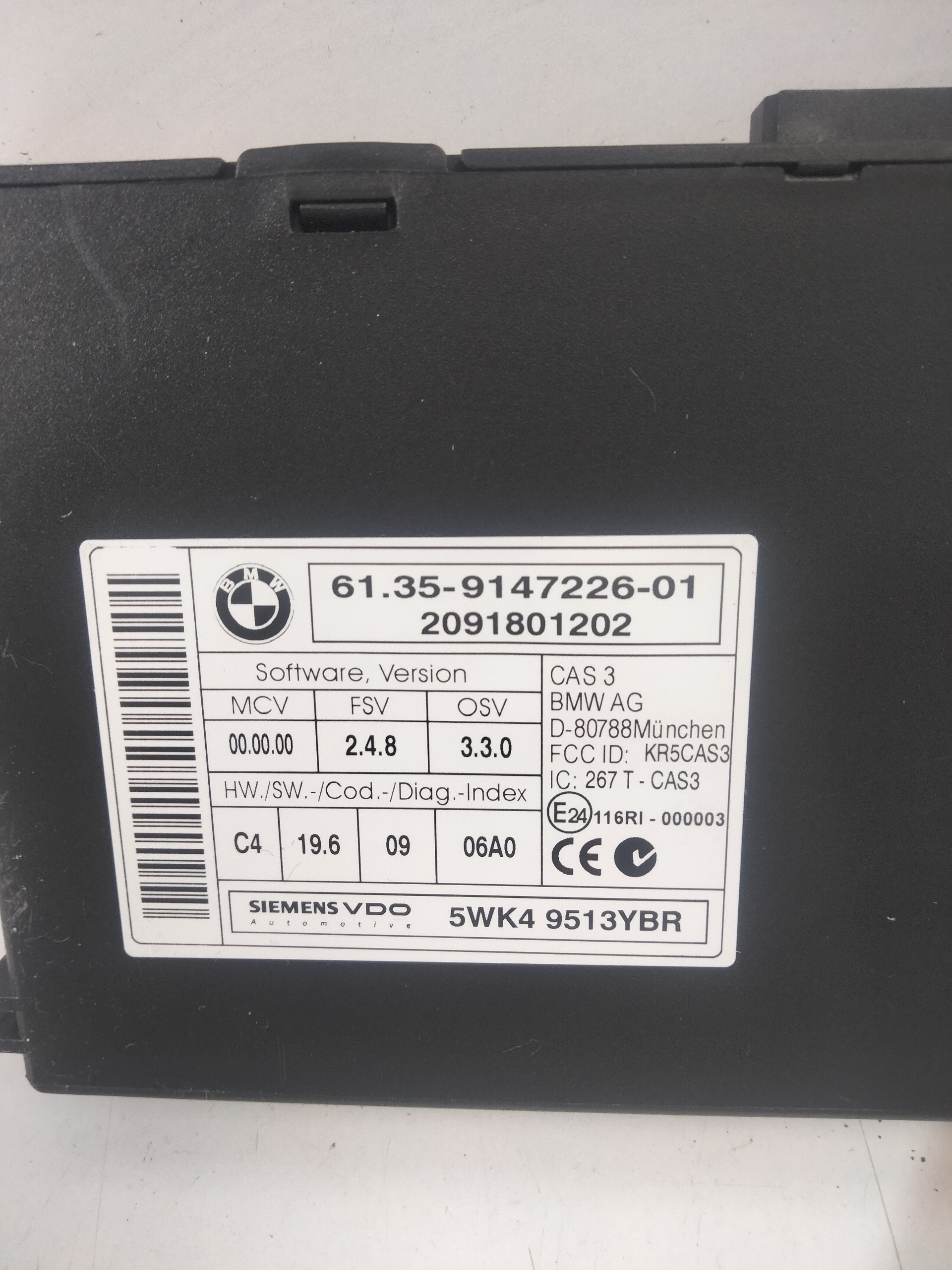 BMW 1 Series E81/E82/E87/E88 (2004-2013) Other Control Units 61359147226 18970686