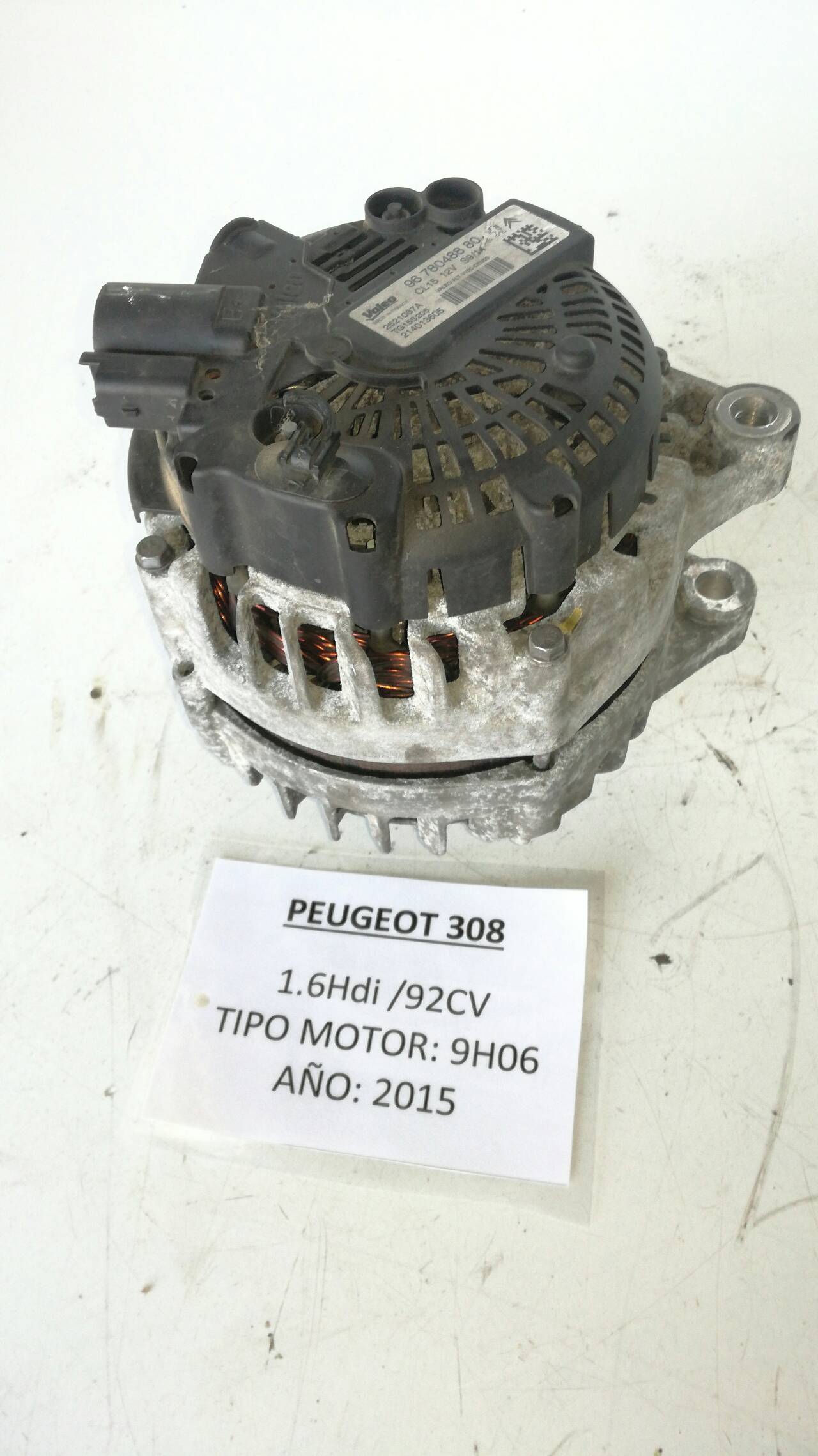 PEUGEOT 308 T9 (2013-2021) Dynamo 9678048880,2621087A,TG15S205 18900064