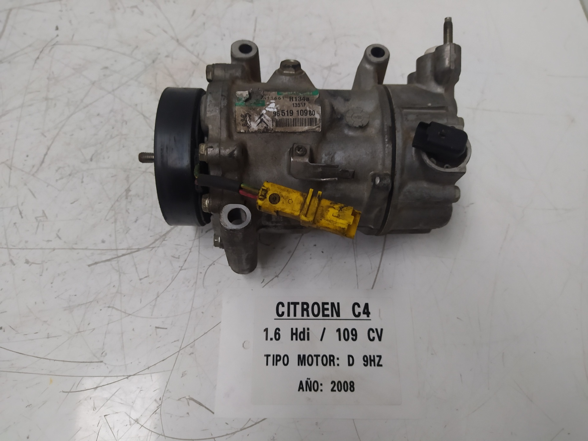 CITROËN Air Condition Pump 9651910980,1351F,SANDEN 18817314