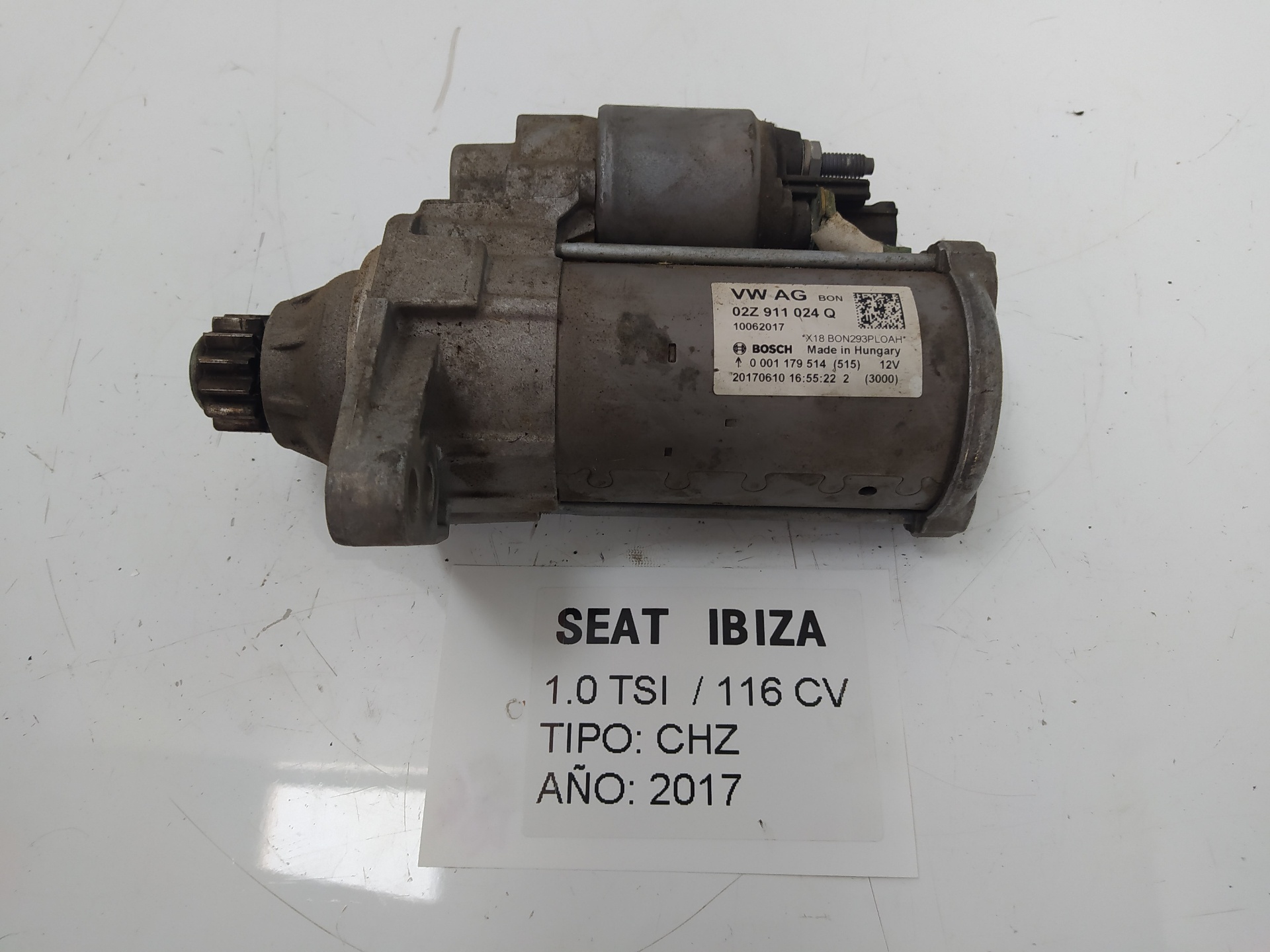 SEAT Alhambra 2 generation (2010-2021) Starteris 02Z911024Q 18847155