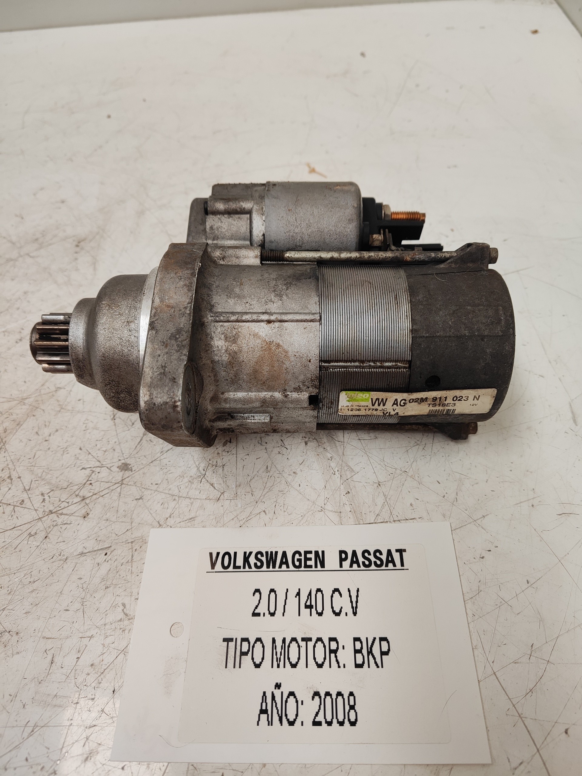 VOLKSWAGEN Passat B6 (2005-2010) Μίζα 02M911023N 25356500