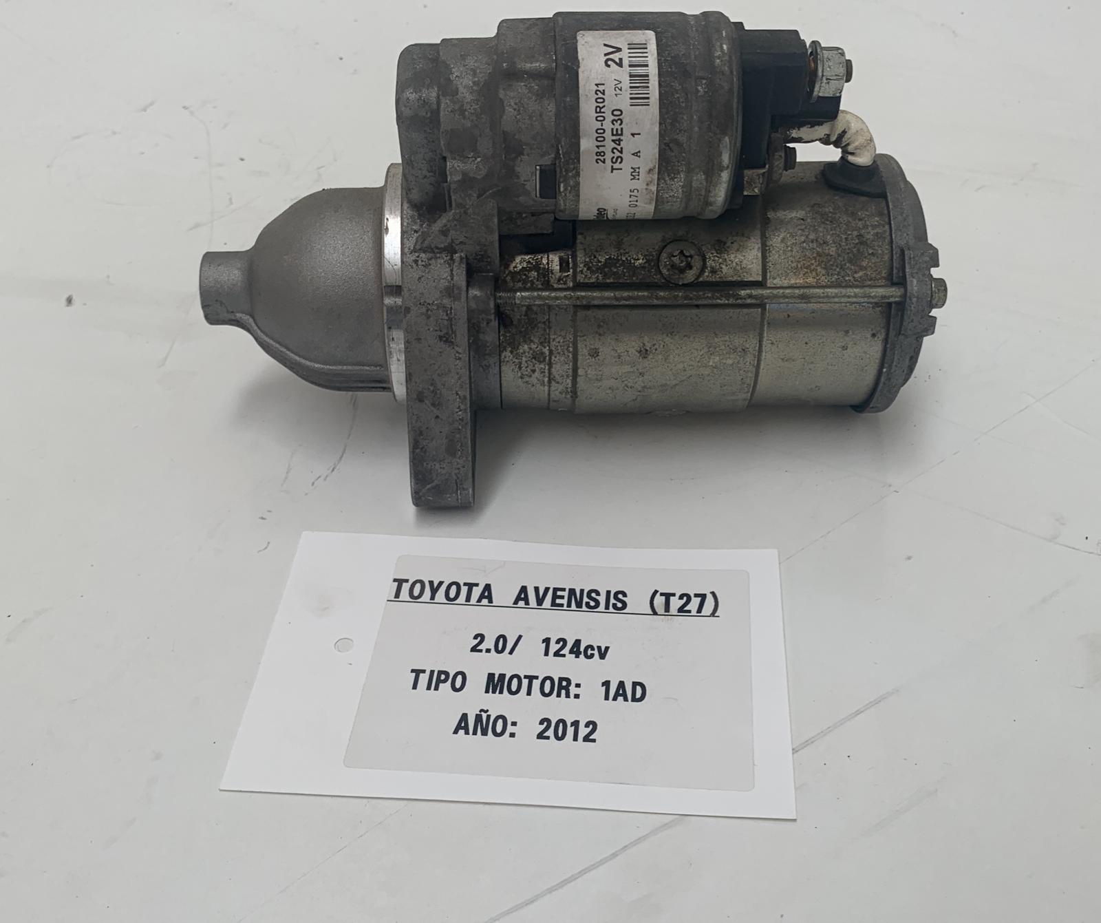 TOYOTA Avensis 1 generation (1997-2003) Starter Motor 281000R021,TS24E30,VALEO 18970492