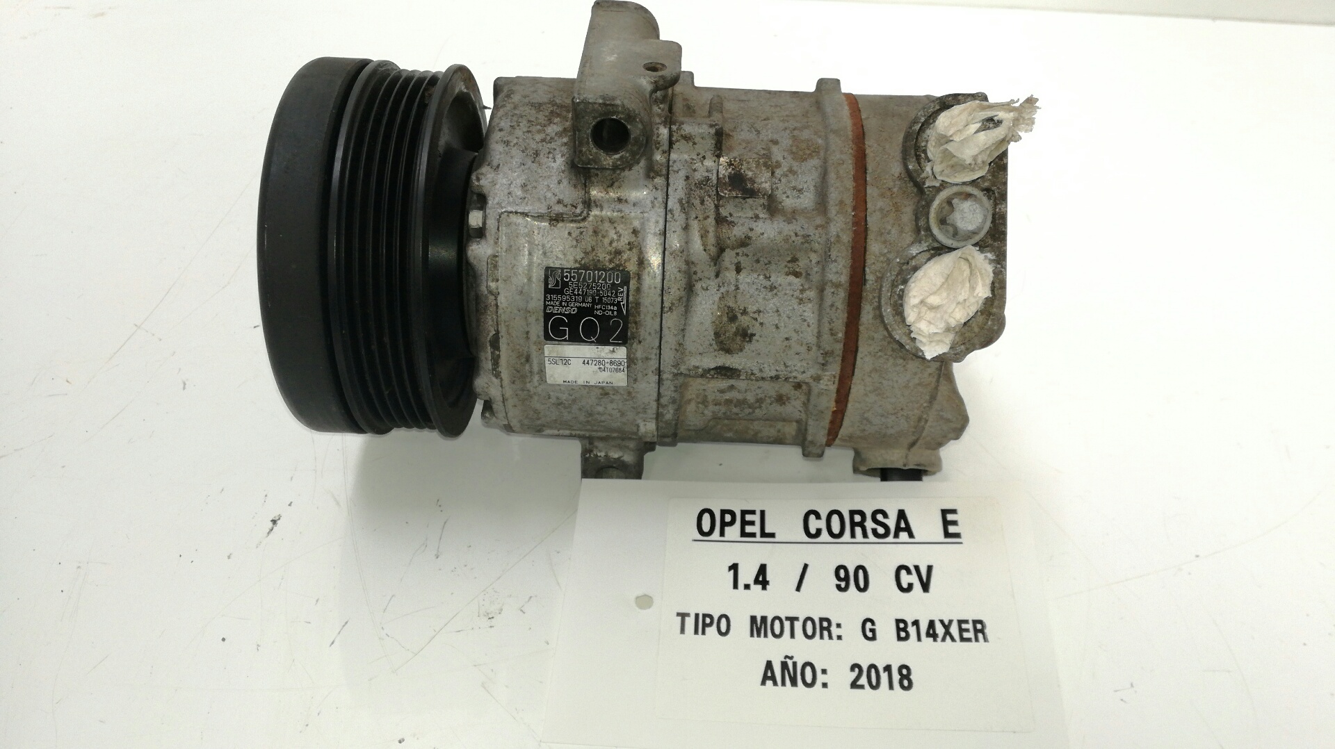 OPEL Corsa D (2006-2020) Air Condition Pump 55701200,5E5275200,DENSO 22878212