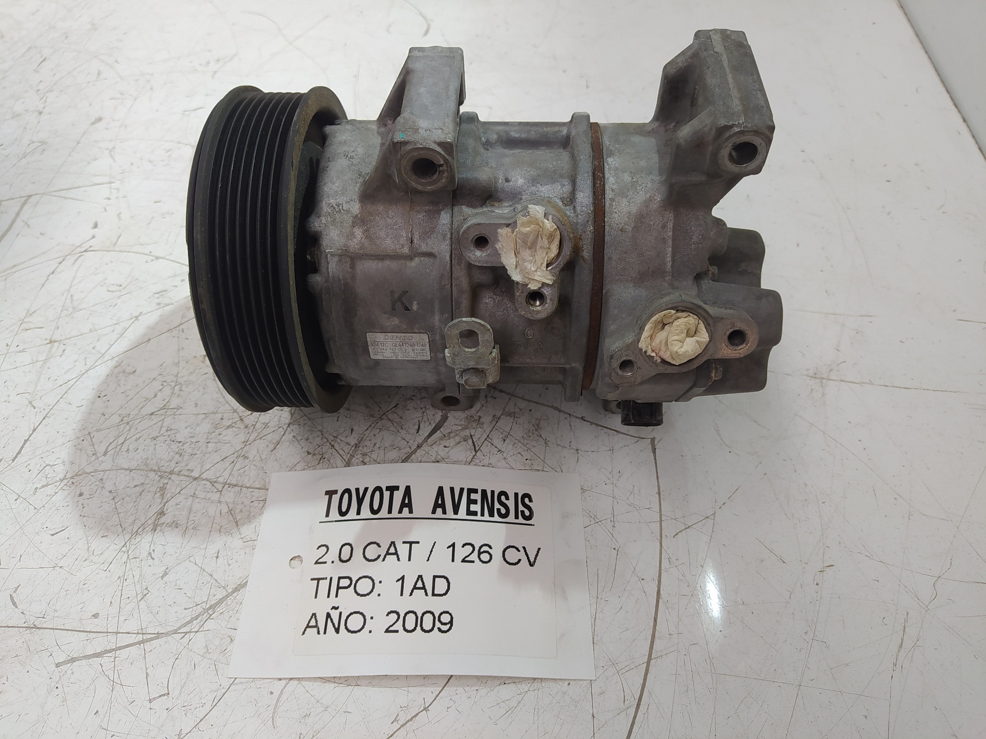 TOYOTA Avensis 2 generation (2002-2009) Air Condition Pump DENSO,4472601740,4472601740 18826406