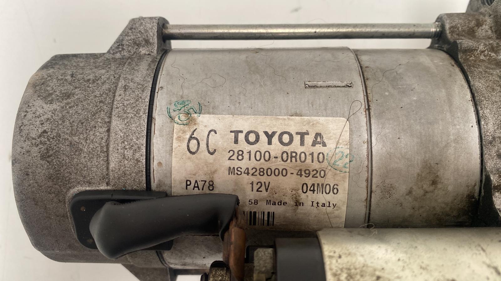 TOYOTA Avensis XE20 (2005-2013) Starter Motor 281000R010,MS4280004920 18996623