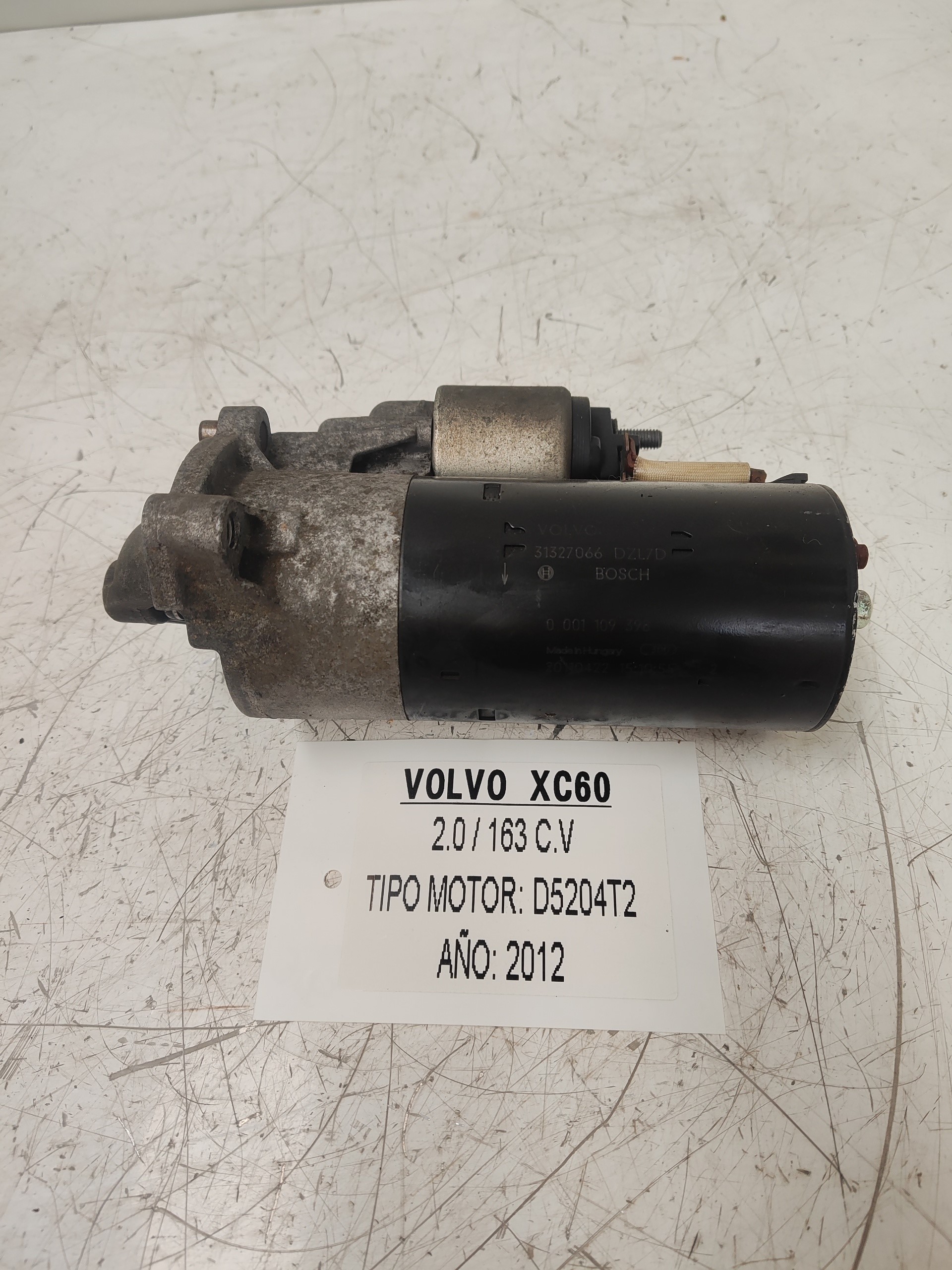 VOLVO XC60 1 generation (2008-2017) Starter Motor 31327066 25101171