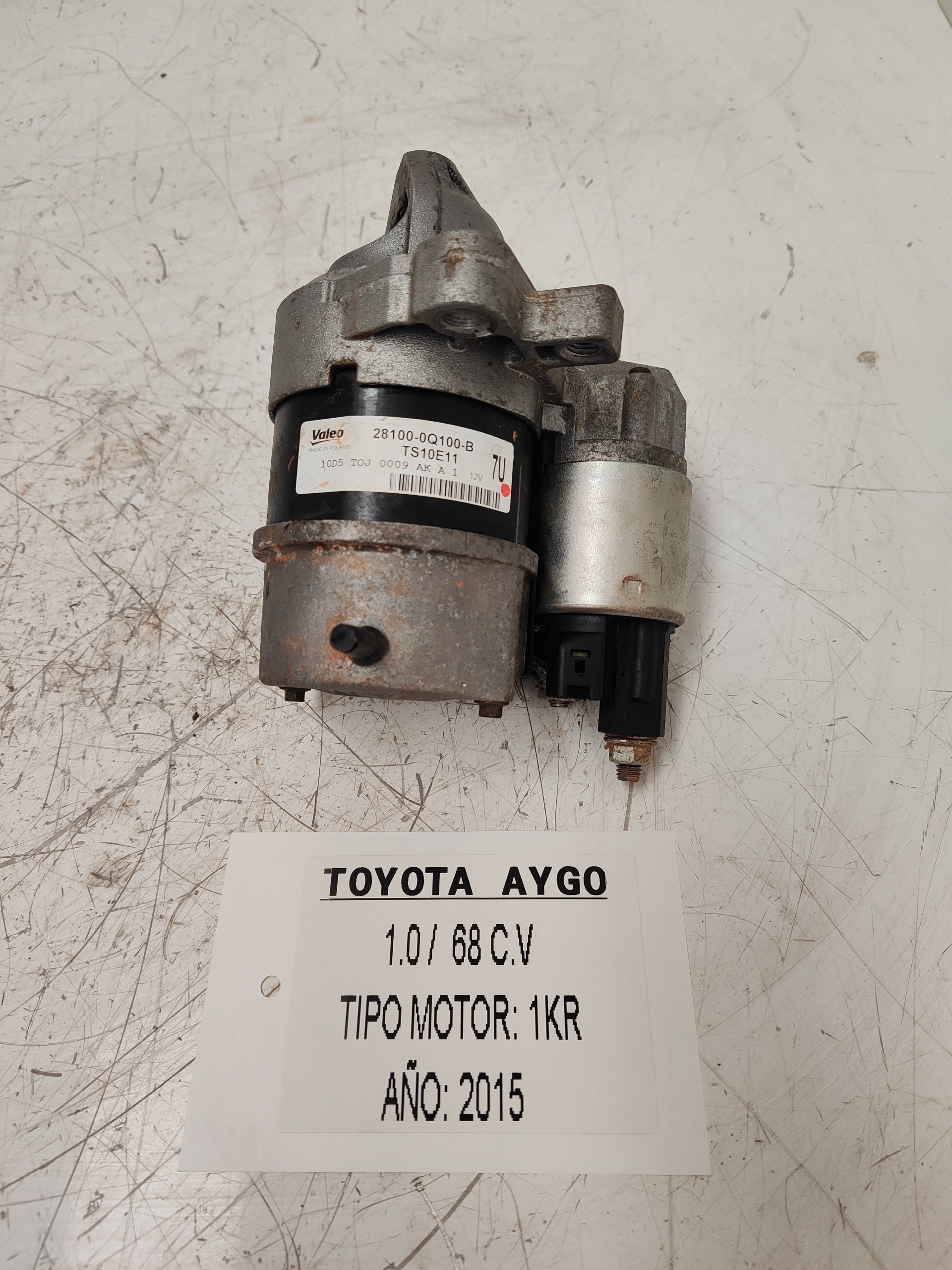 TOYOTA Aygo 1 generation (2005-2014) Стартер 281000Q100 26263159