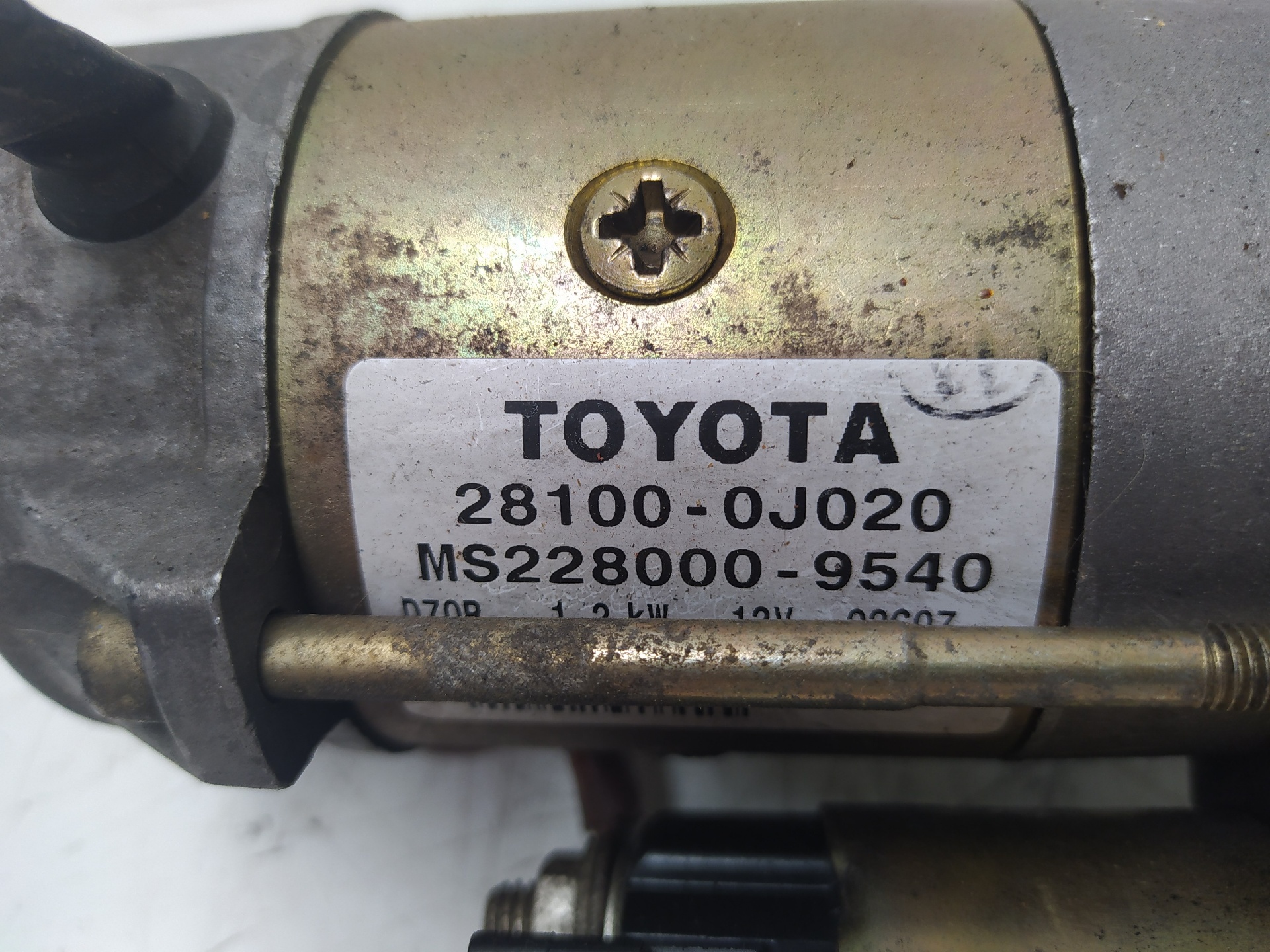 AUDI Yaris 1 generation (1999-2005) Starter Motor 281000J020,MS2280009540 22886853