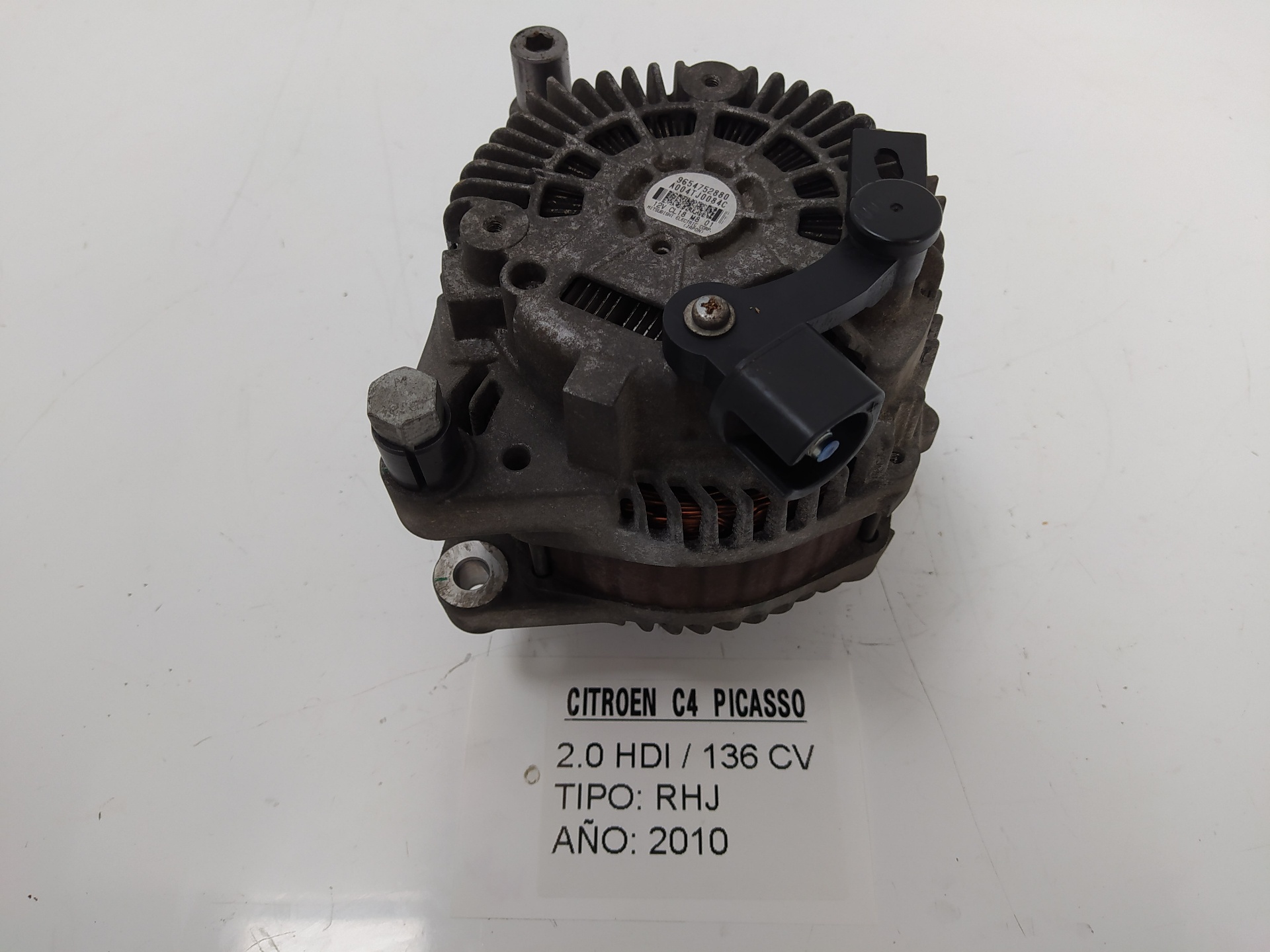 CITROËN C4 Picasso 1 generation (2006-2013) Alternator 9654752880 18999405