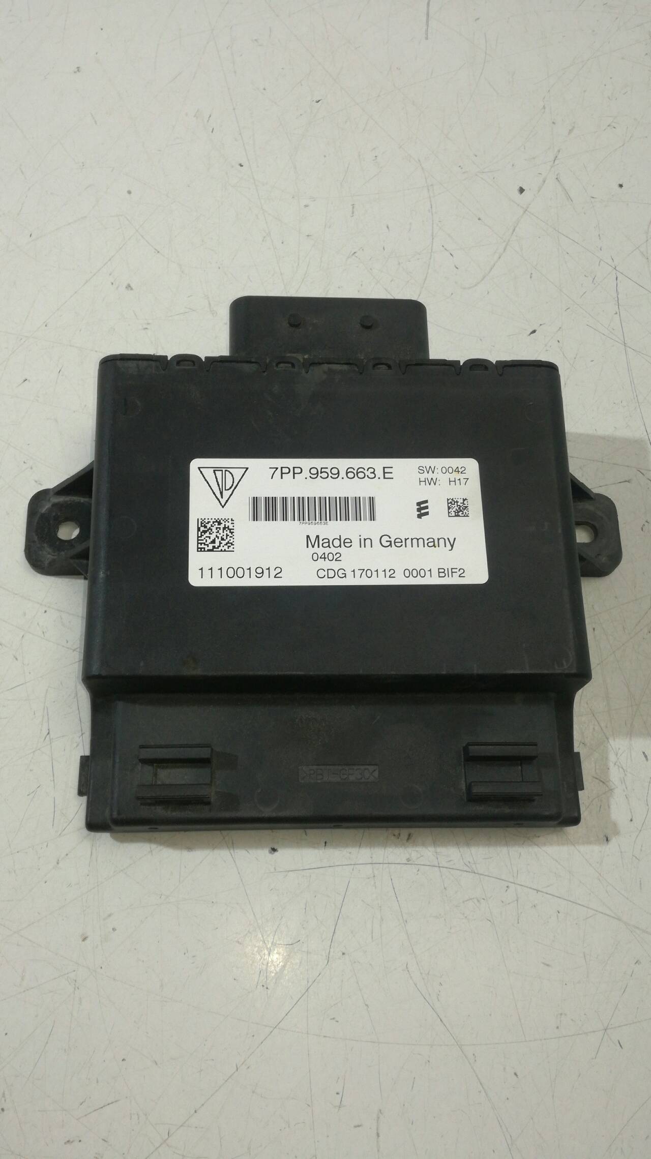 PORSCHE Clio 2 generation (1998-2013) Other Control Units 7PP959663E, 111001912 18974110