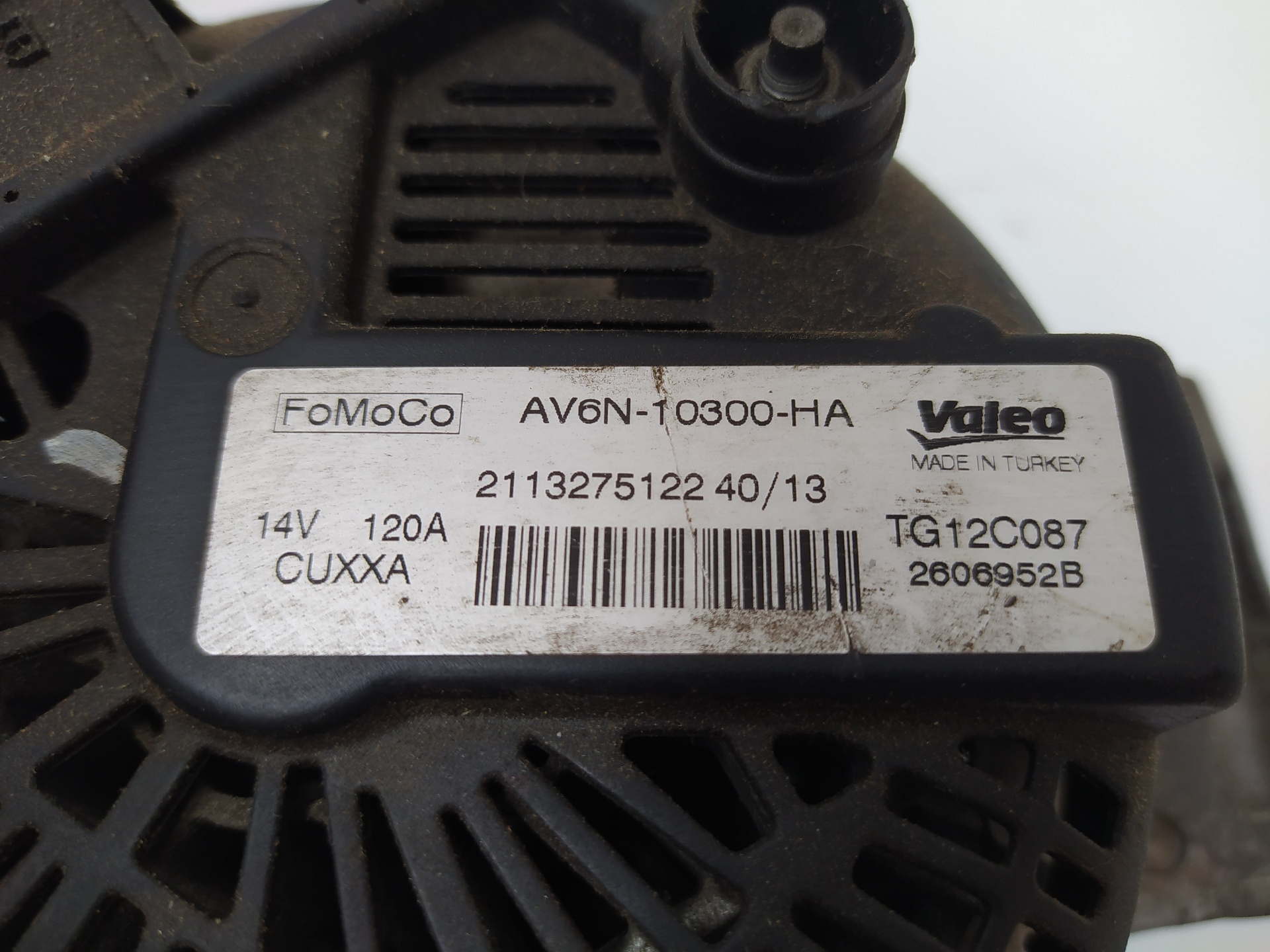 HYUNDAI Fiesta 5 generation (2001-2010) Alternator AV6N10300HA,211327512240,TG12C087 18905437