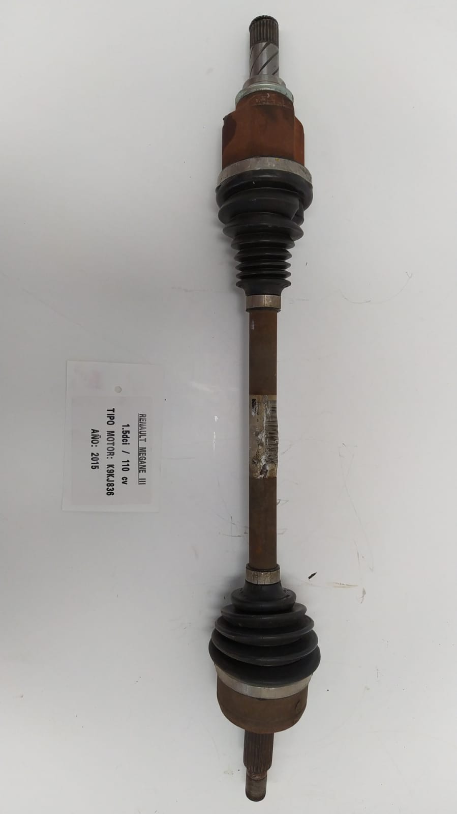 VAUXHALL Megane 3 generation (2008-2020) Front Left Driveshaft 391013387R 18972402