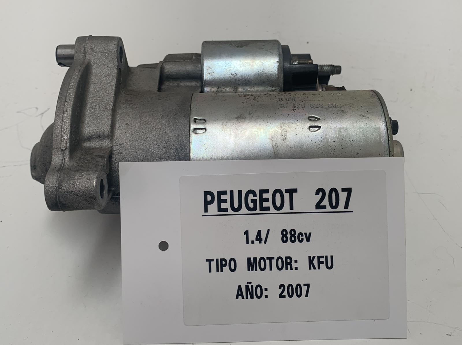 PEUGEOT 207 1 generation (2006-2009) Starter auto 0001112041, 9647982880 22879959