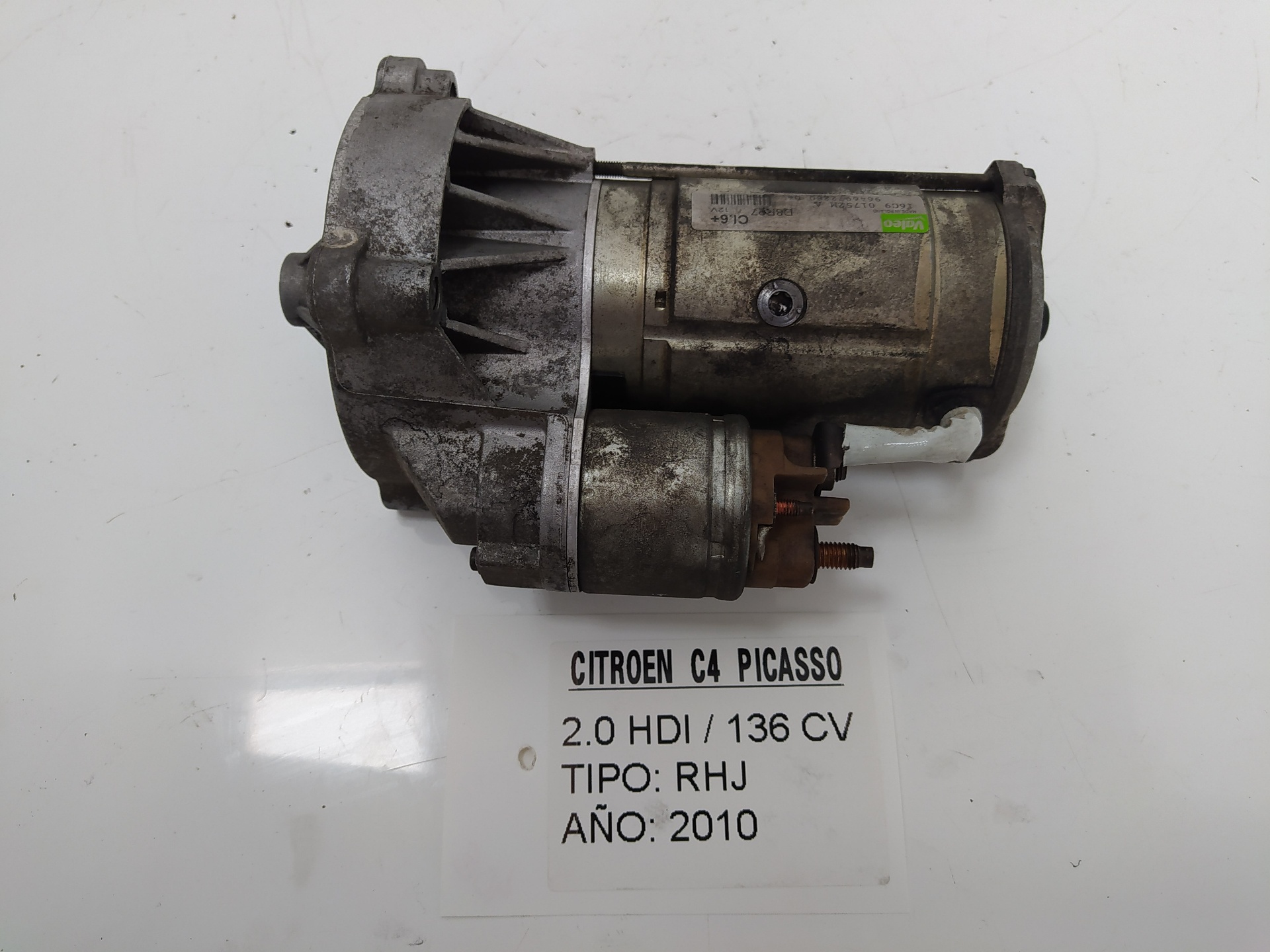 TOYOTA C4 Picasso 1 generation (2006-2013) Starter Motor 964697228004 19001815