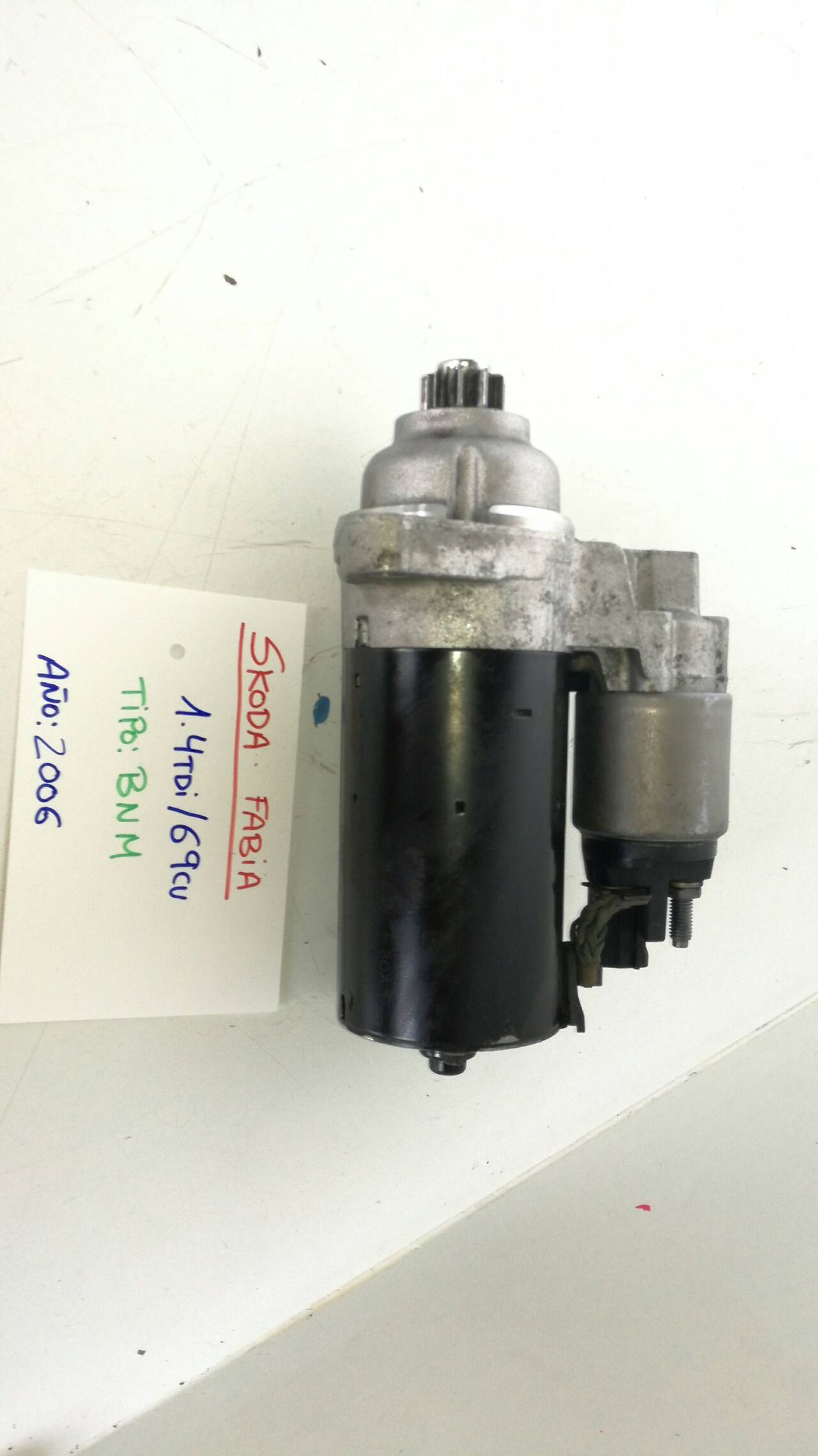 SKODA Fabia 6Y (1999-2007) Starter Motor 0001123018,02T911024 18957153