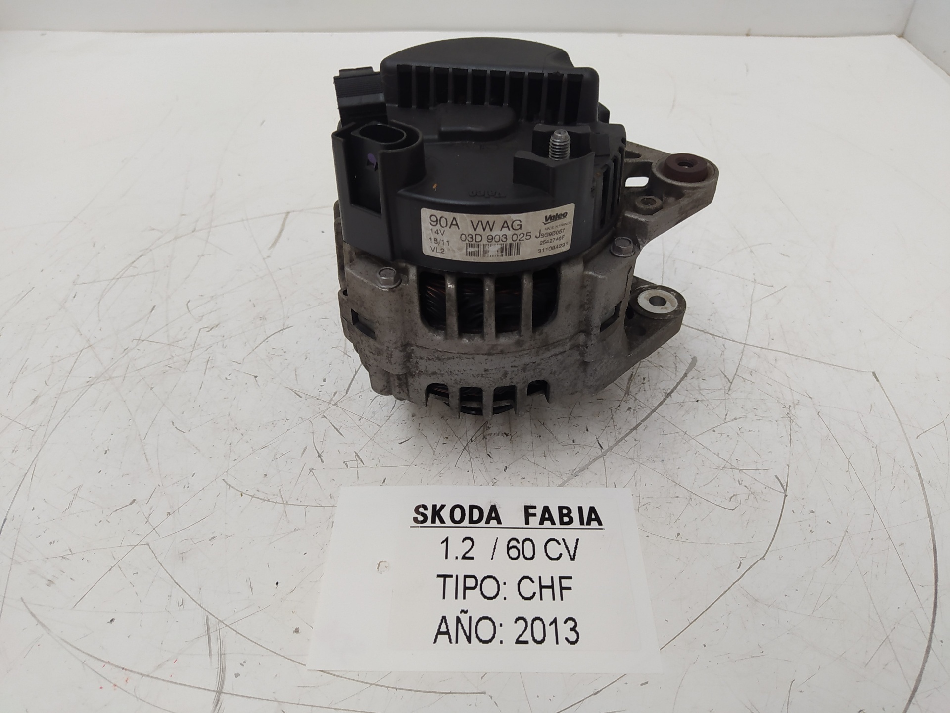 SKODA Octavia 1 generation (1996-2010) Alternator 03D903025J,VALEO 22886710