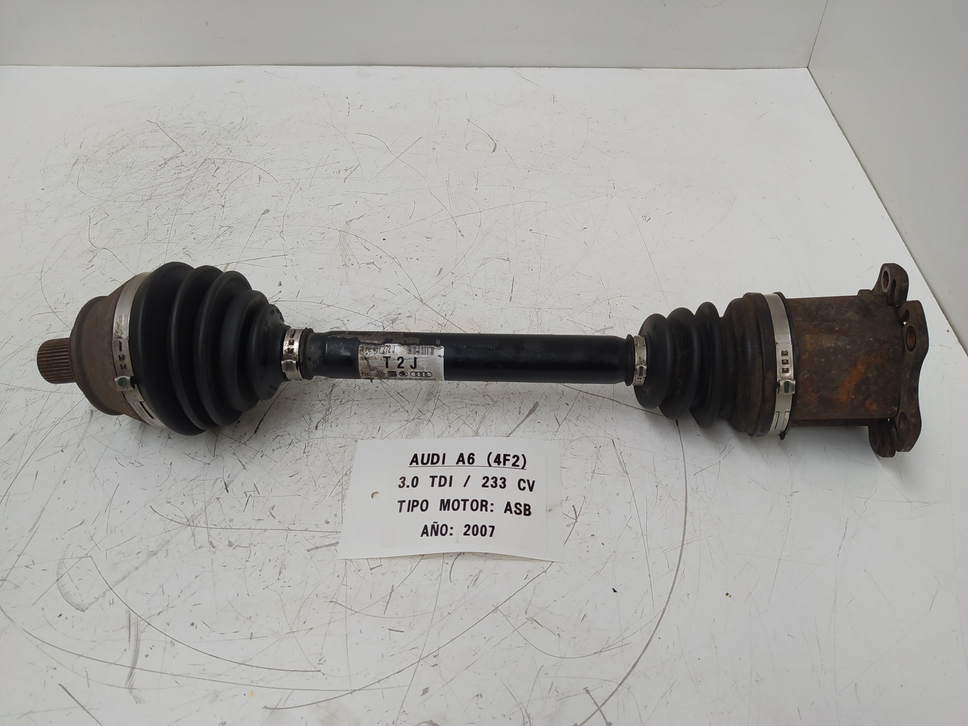 AUDI A6 C6/4F (2004-2011) Front Right Driveshaft 4F0407272J,T2J 22887314