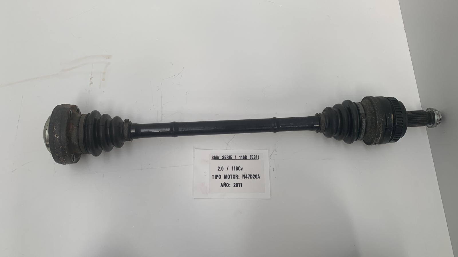 BMW 1 Series E81/E82/E87/E88 (2004-2013) Rear Right Driveshaft 7533446 18972899