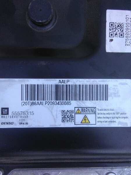 OPEL Astra J (2009-2020) Moottorin ohjausyksikkö ECU 55575315 18842258