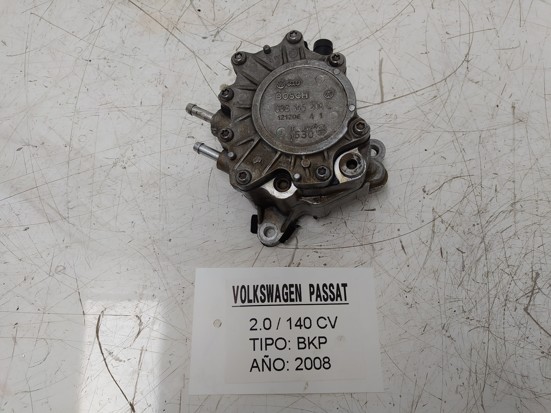 CHEVROLET Vakuum pumpe 03G145209 26262679