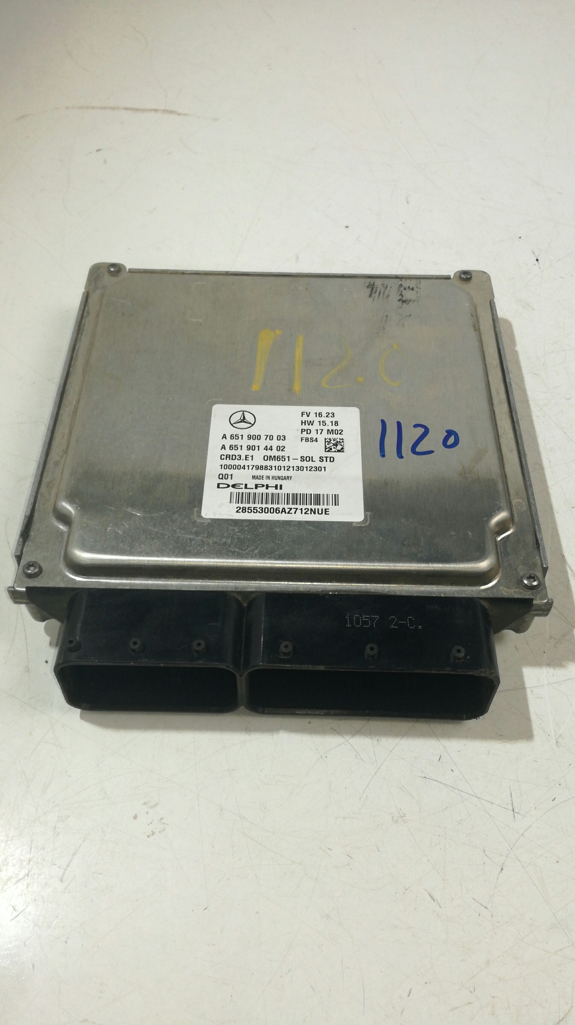 MERCEDES-BENZ A-Class W176 (2012-2018) Engine Control Unit ECU A6519007003, A6519014402, DELPHI 18965648