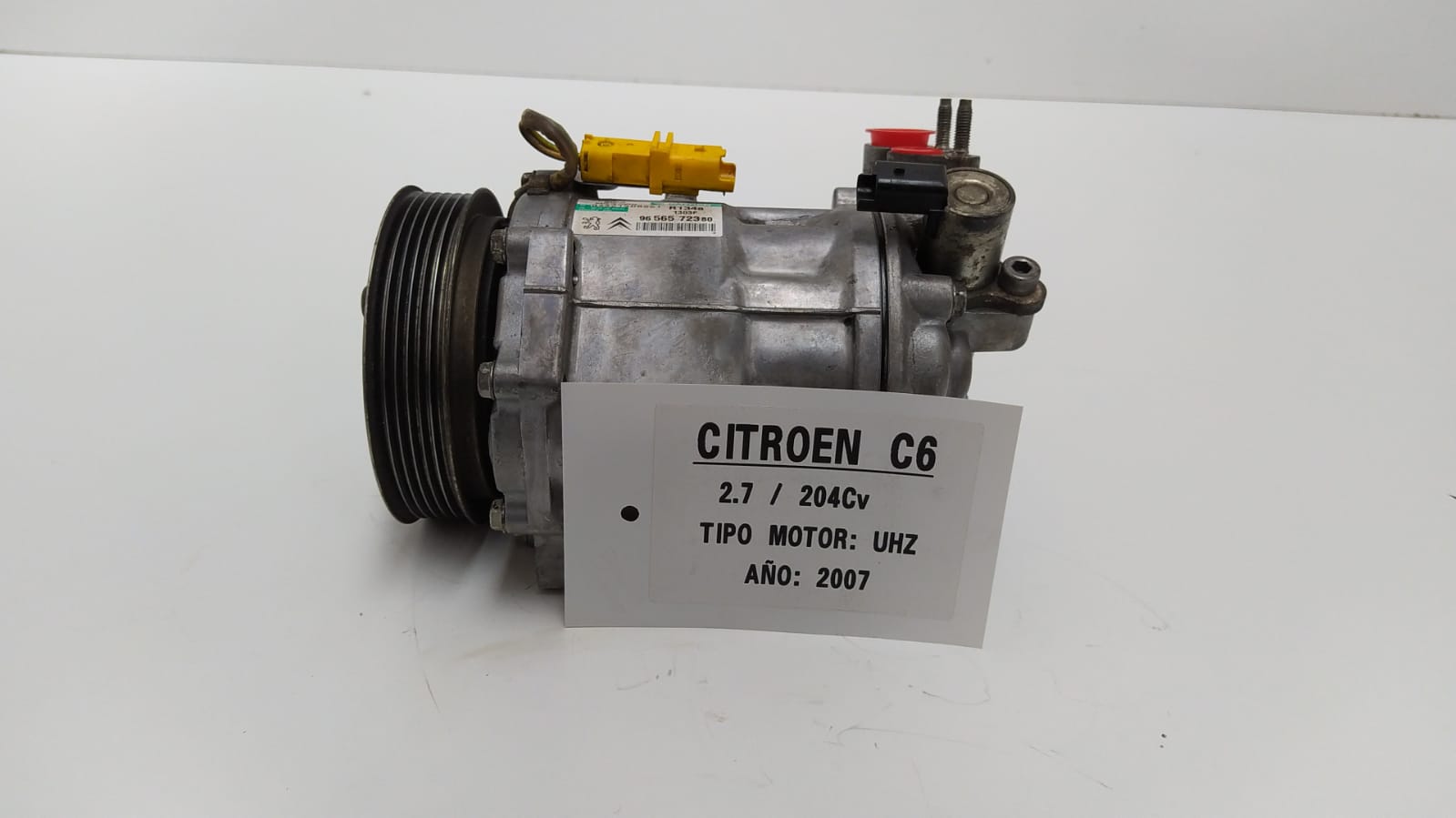 CHEVROLET 407 1 generation (2004-2010) Pompe de climatisation 9656572380,R134A,SANDEN 26261990